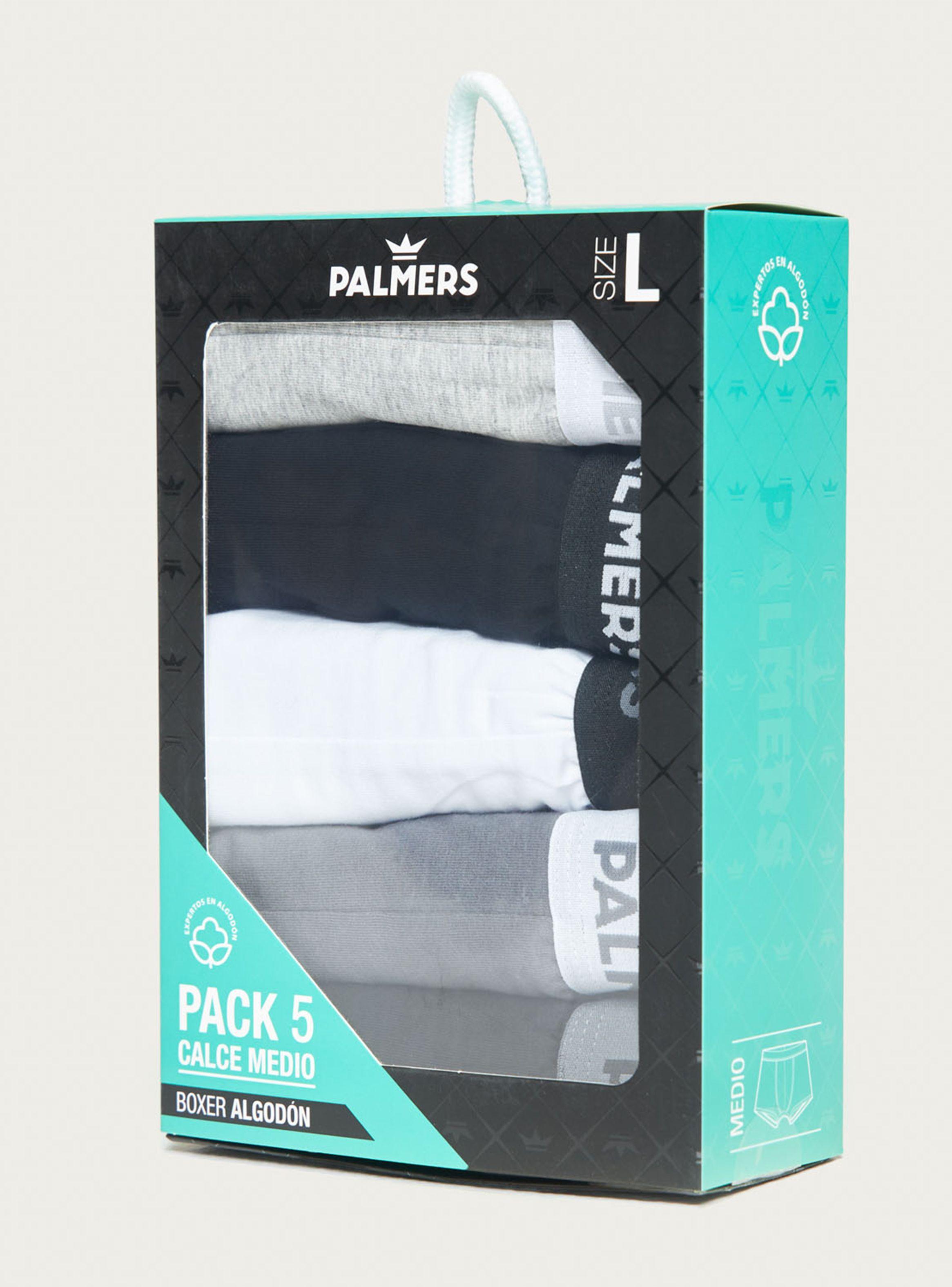 Pack 5 Boxer Medio Algodón 5-4