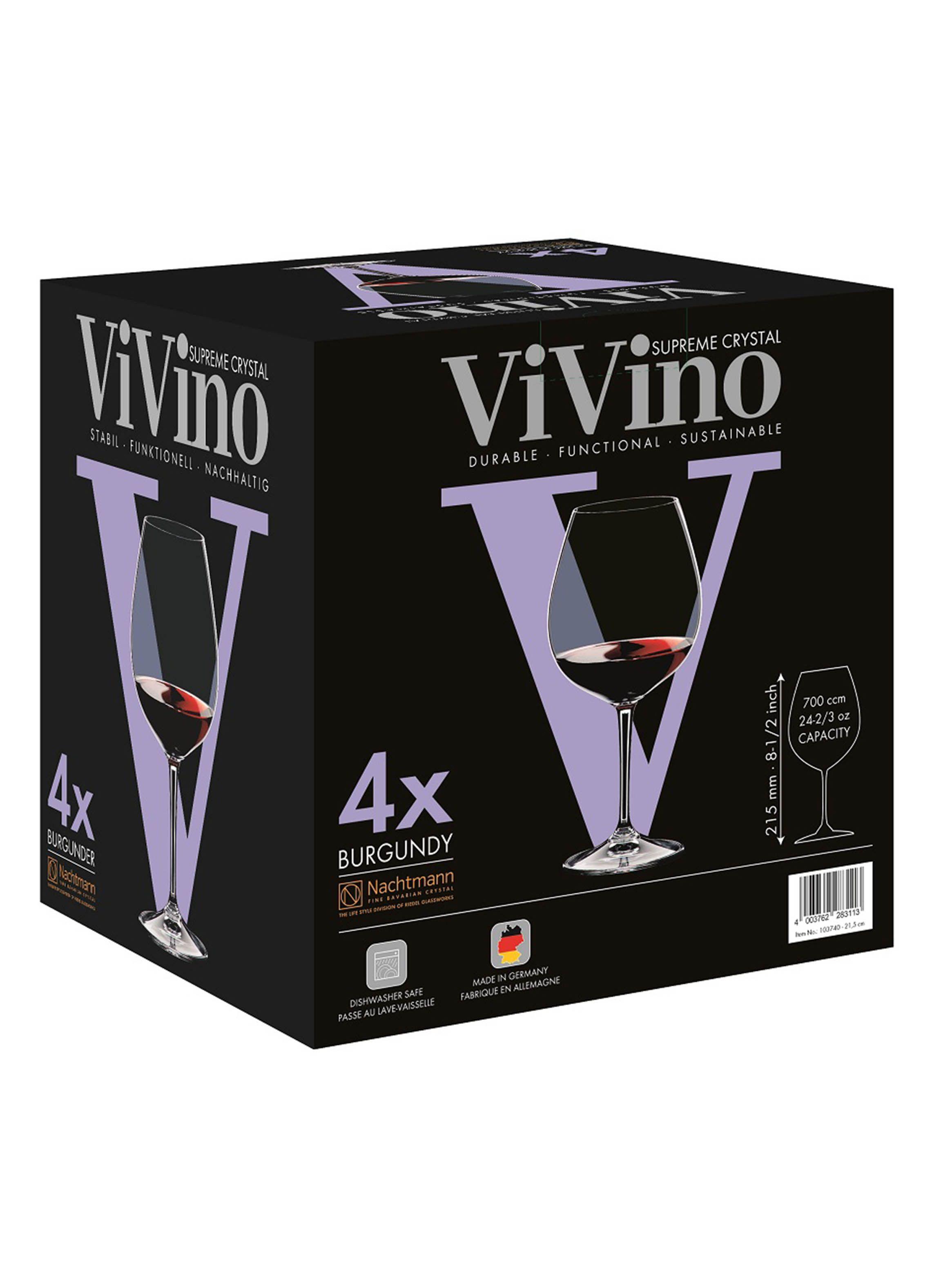 Set 4 Copas Cristal Vivino Burgundy-2