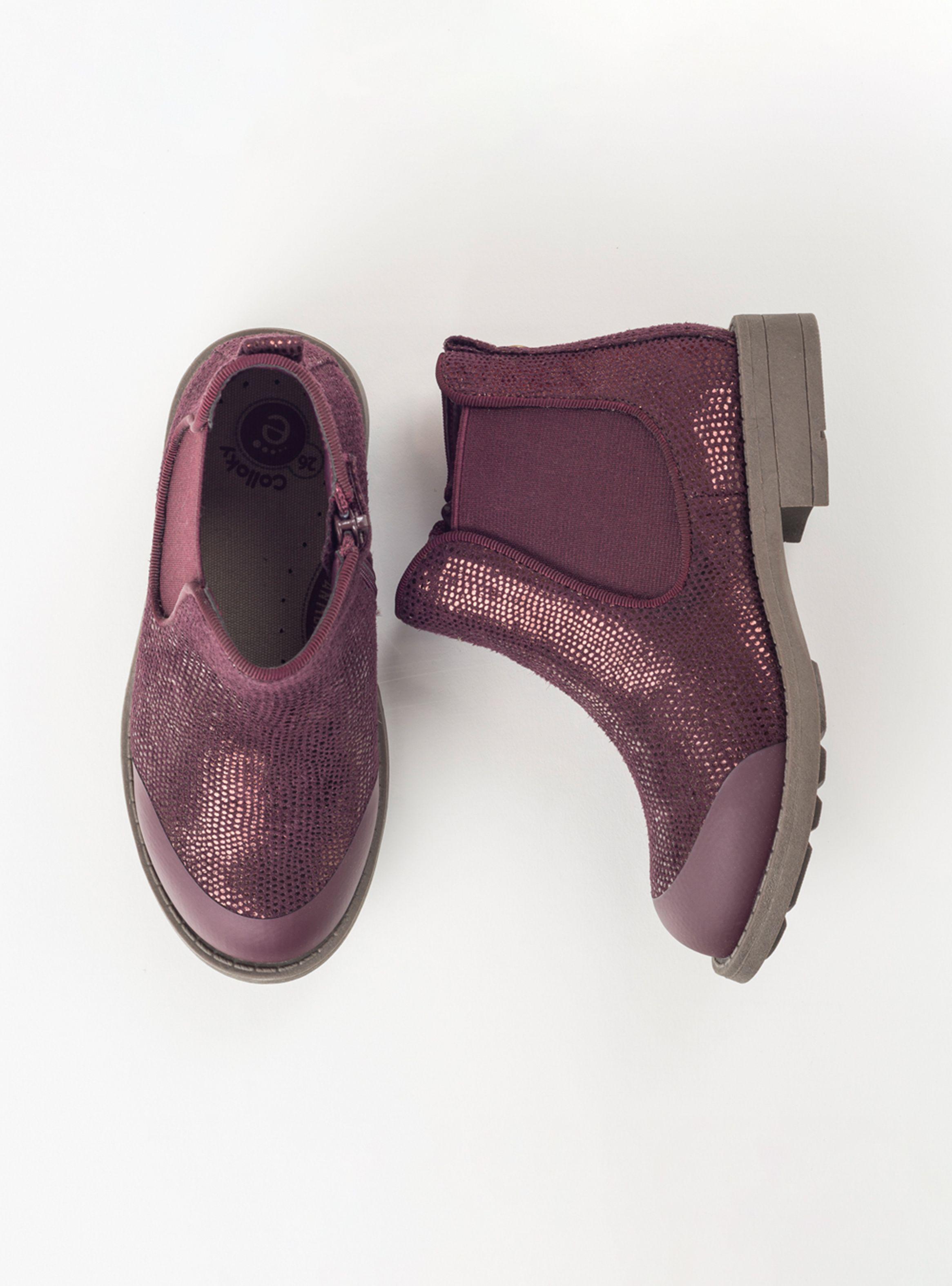 Botín Colloky Niña Efecto Metalizado-1