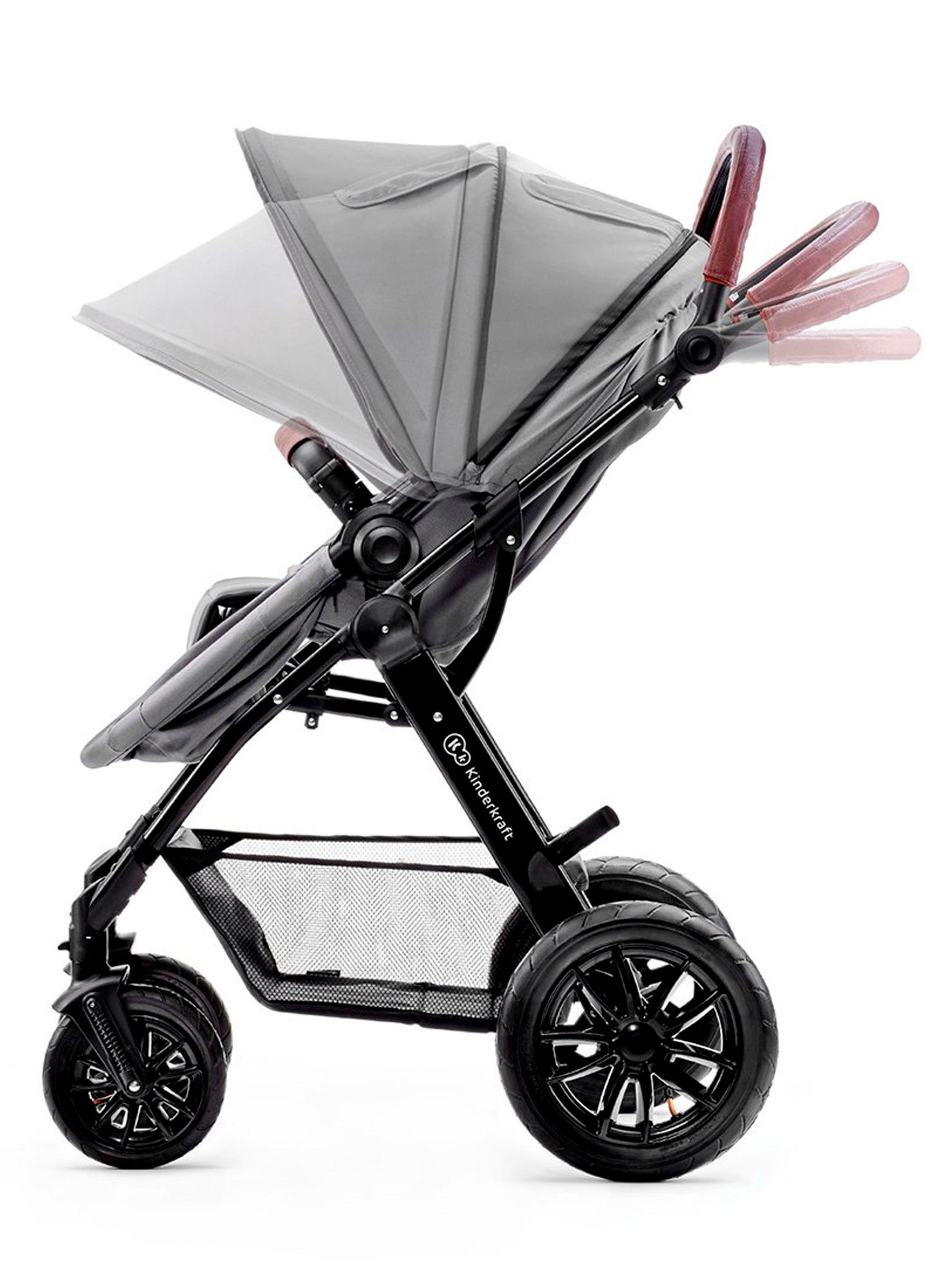 Coche Travel Moov 2 en 1 Gris y Silla Aton B2-3