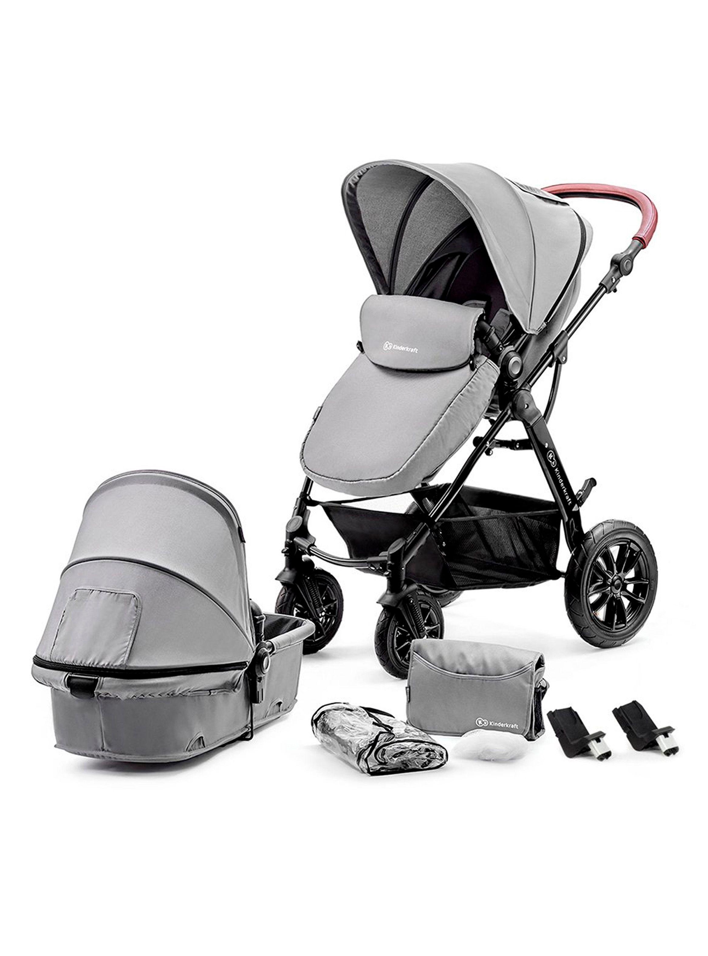 Coche Travel Moov 2 en 1 Gris y Silla Aton B2-1