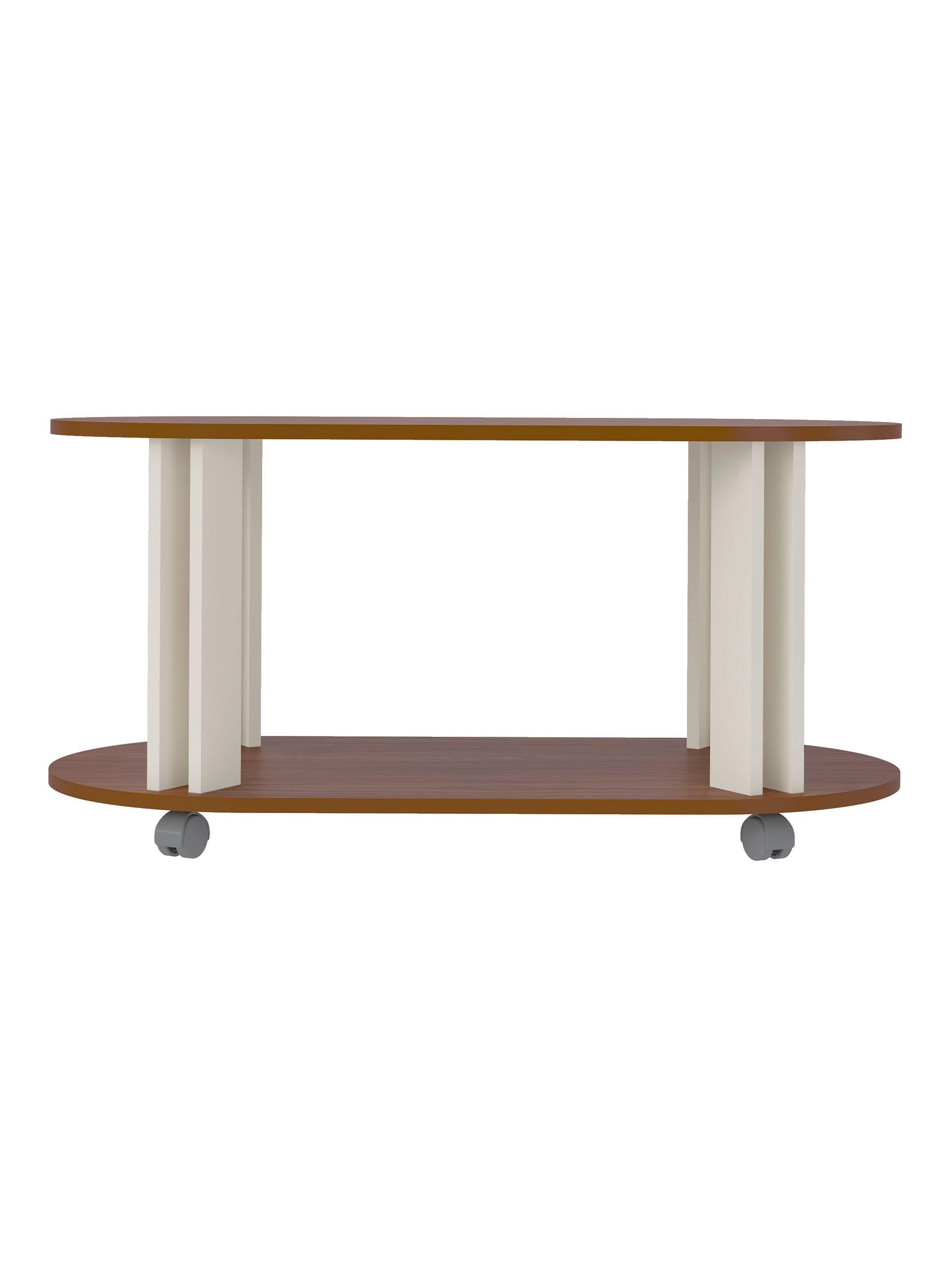 Mesa de Centro Mundi Ovalada 45x91 cm-2