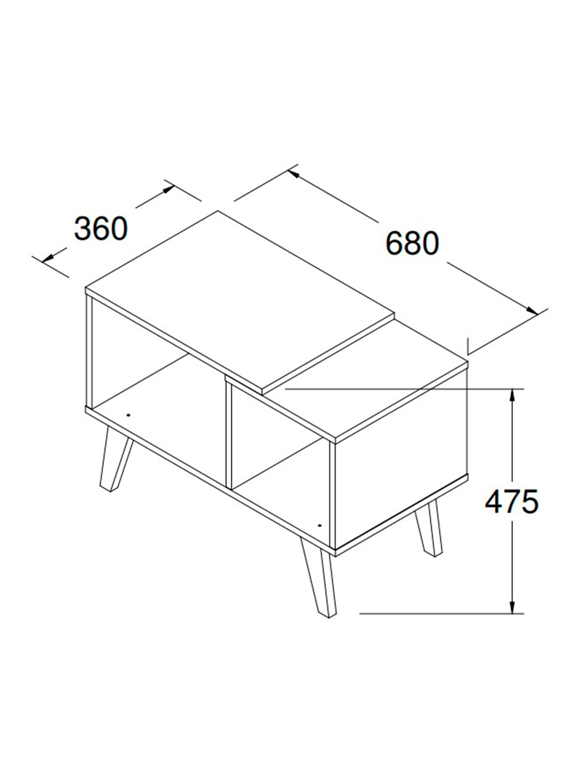 Mesa de Centro Sara 36x68 cm-1