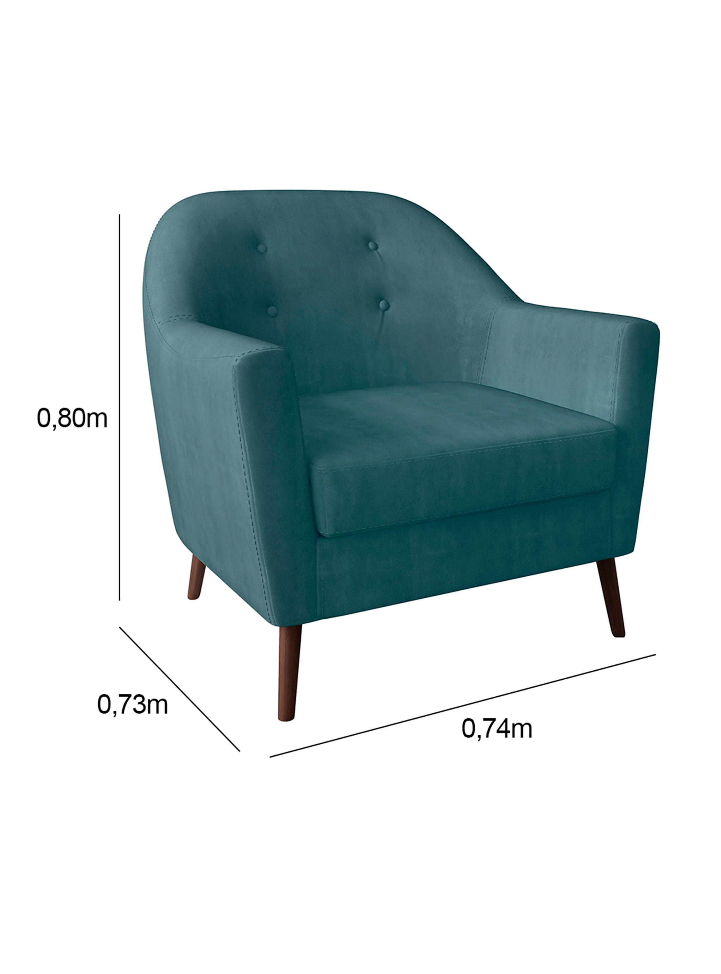 Poltrona Mykonos Verde Esmeralda-1