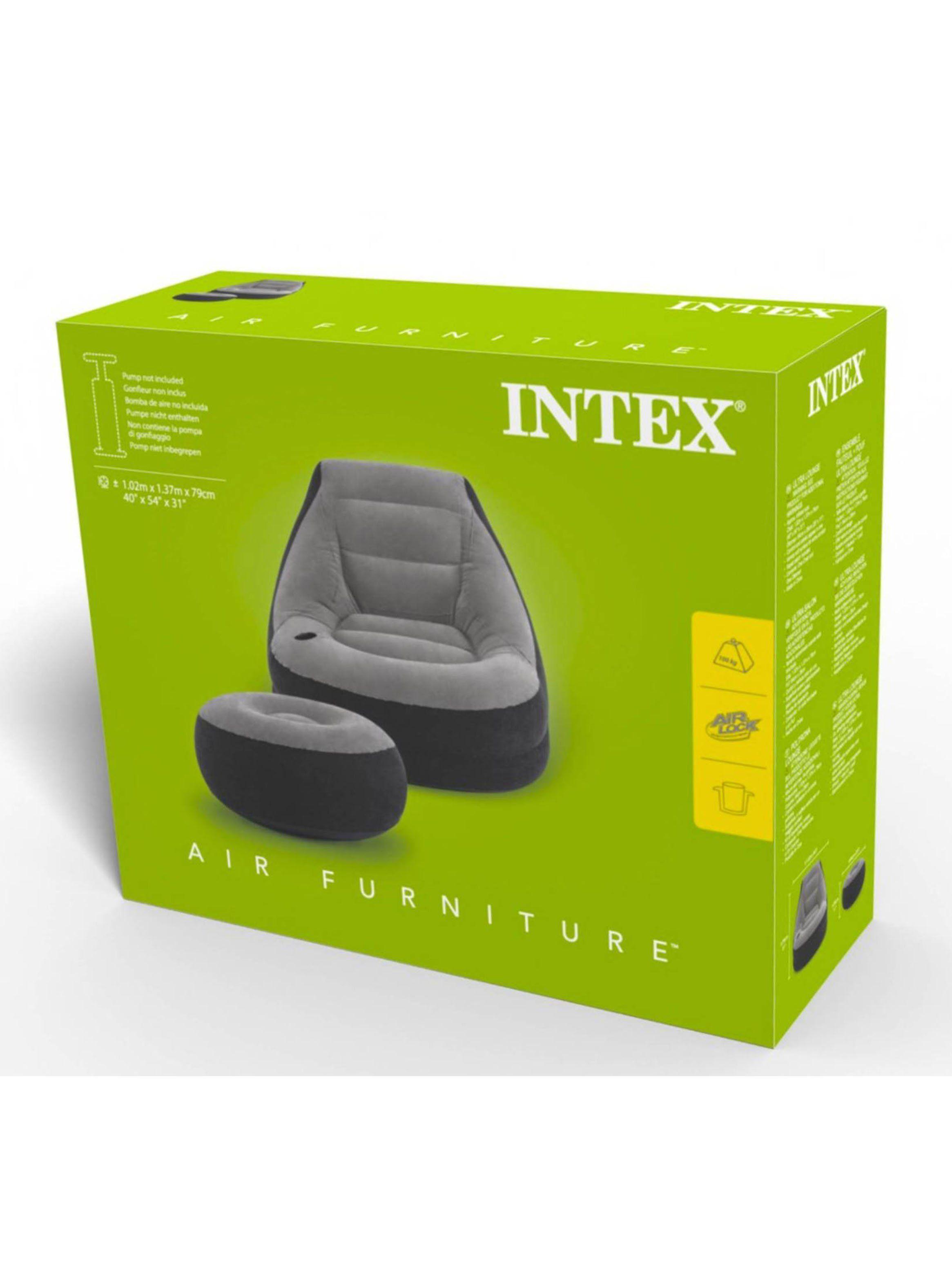 Sillón Inflable Relax con Posa Pies-5