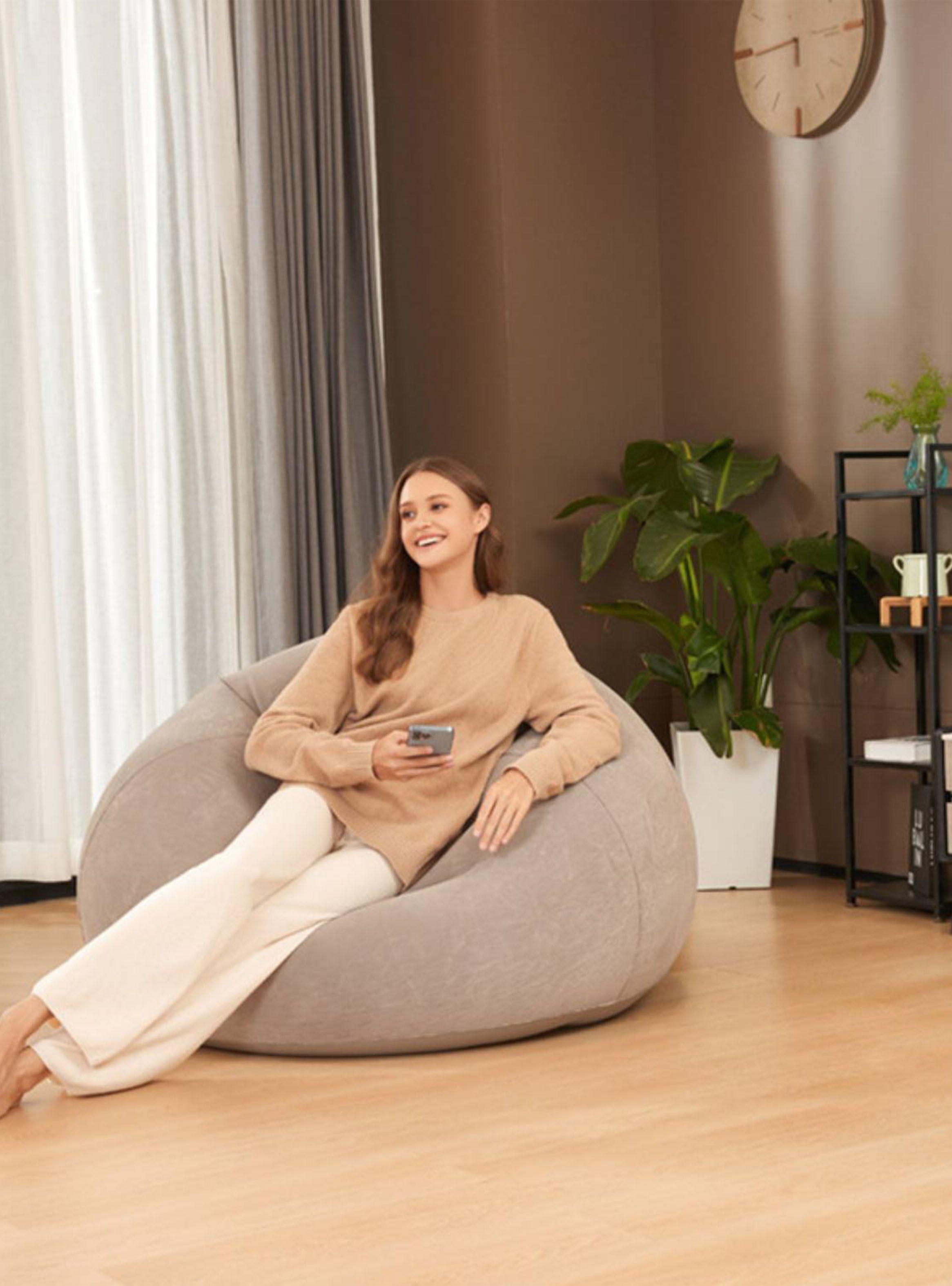 Sillón Inflable Puffy Live Sport Gris-3