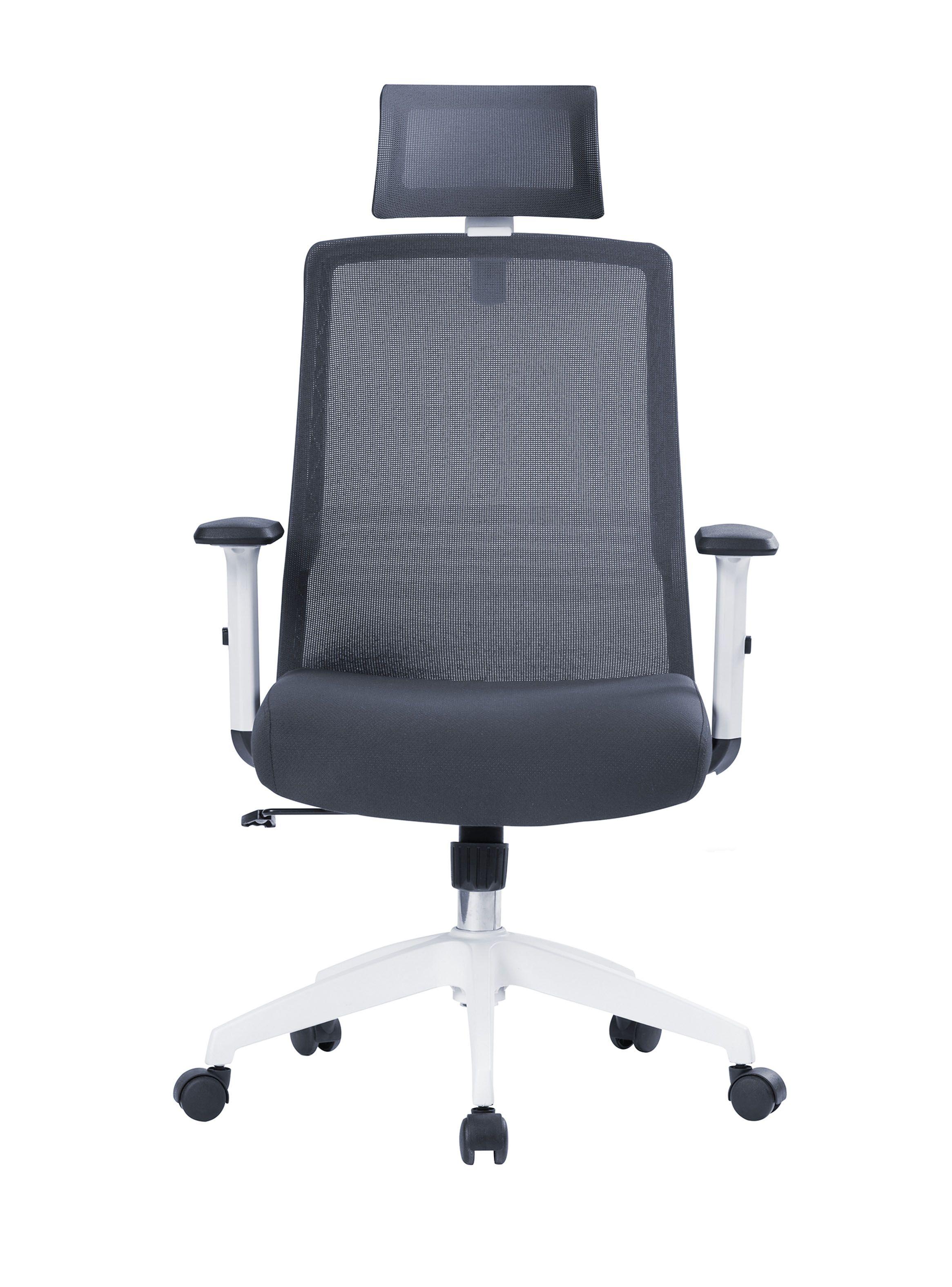 Silla Escritorio Tossy Blanca con Cabecero-0