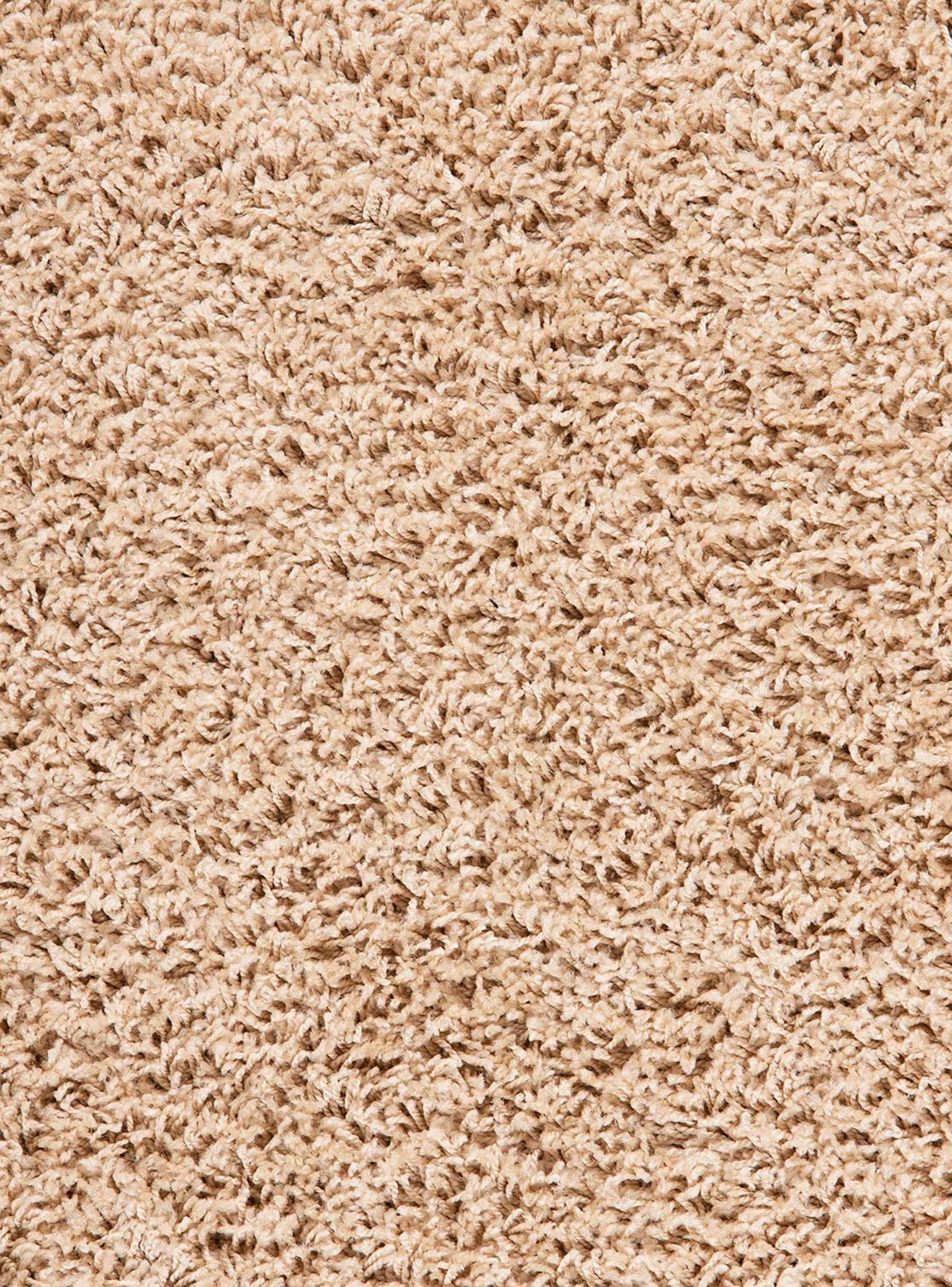 Alfombra 150 x 200 cm Shaggy Basic Beige-1