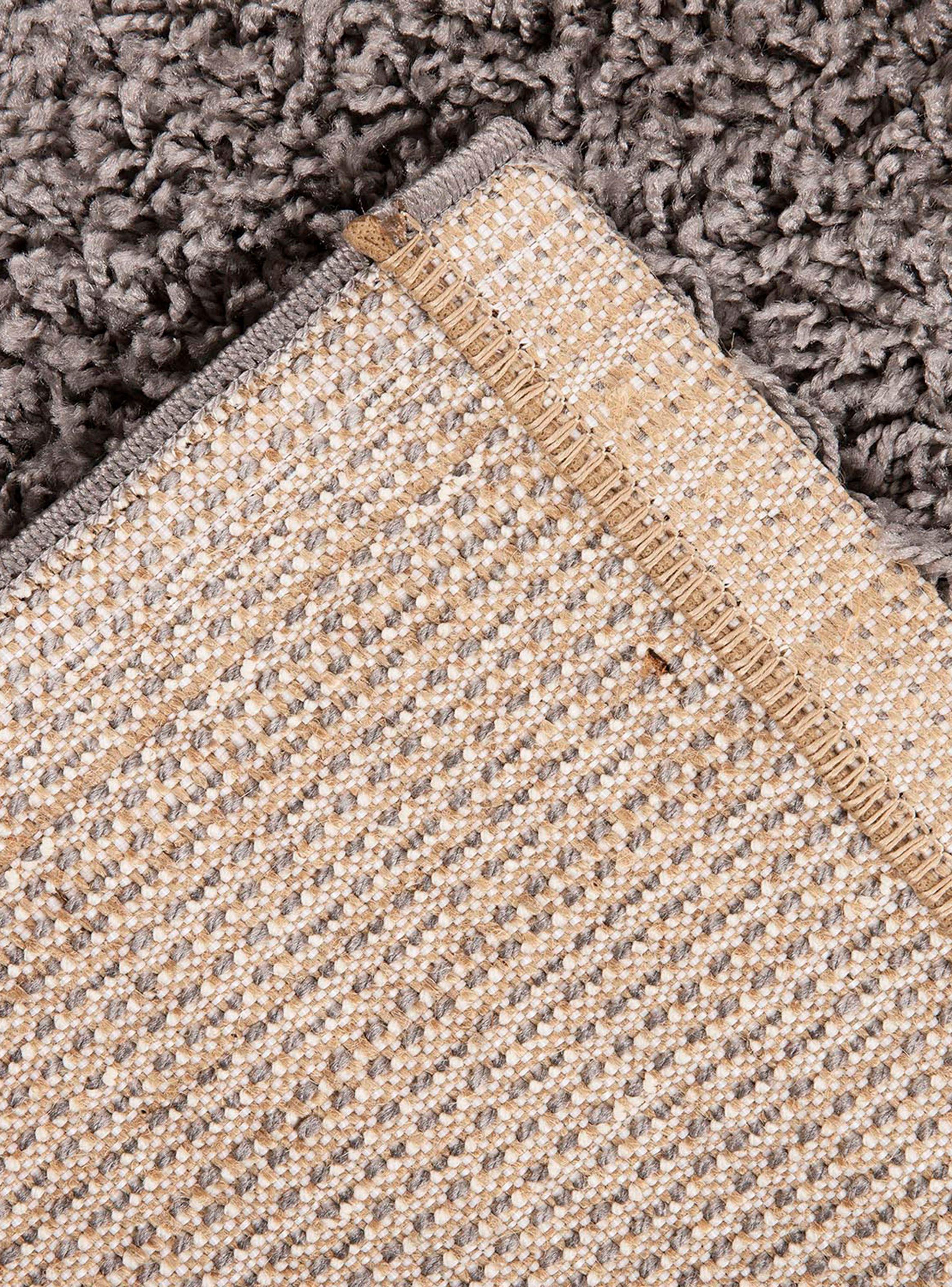 Alfombra 150 x 200 cm Shaggy Basic Gris-2