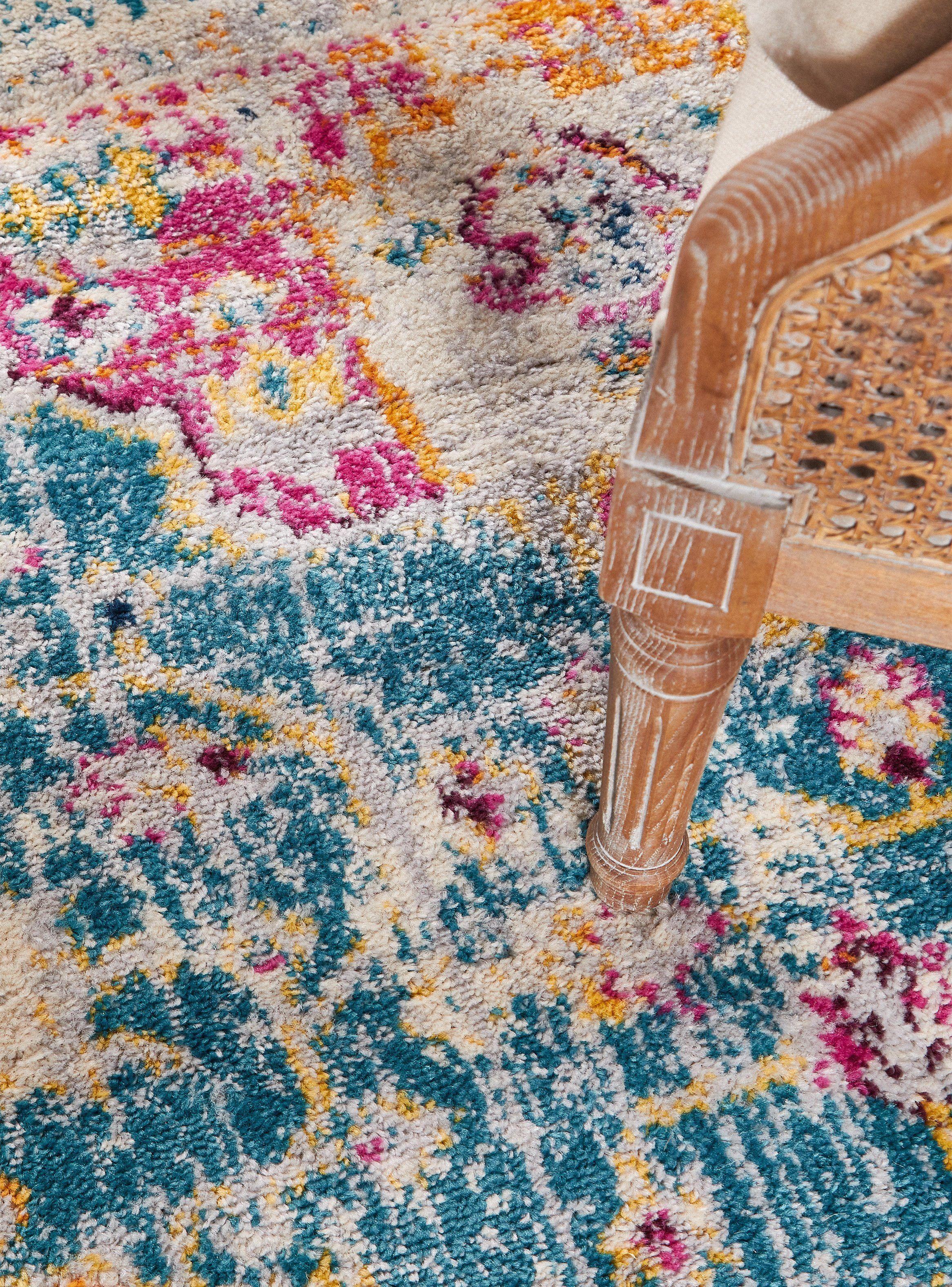 Alfombra 160 x 230 cm Romantic D1 Crema-2