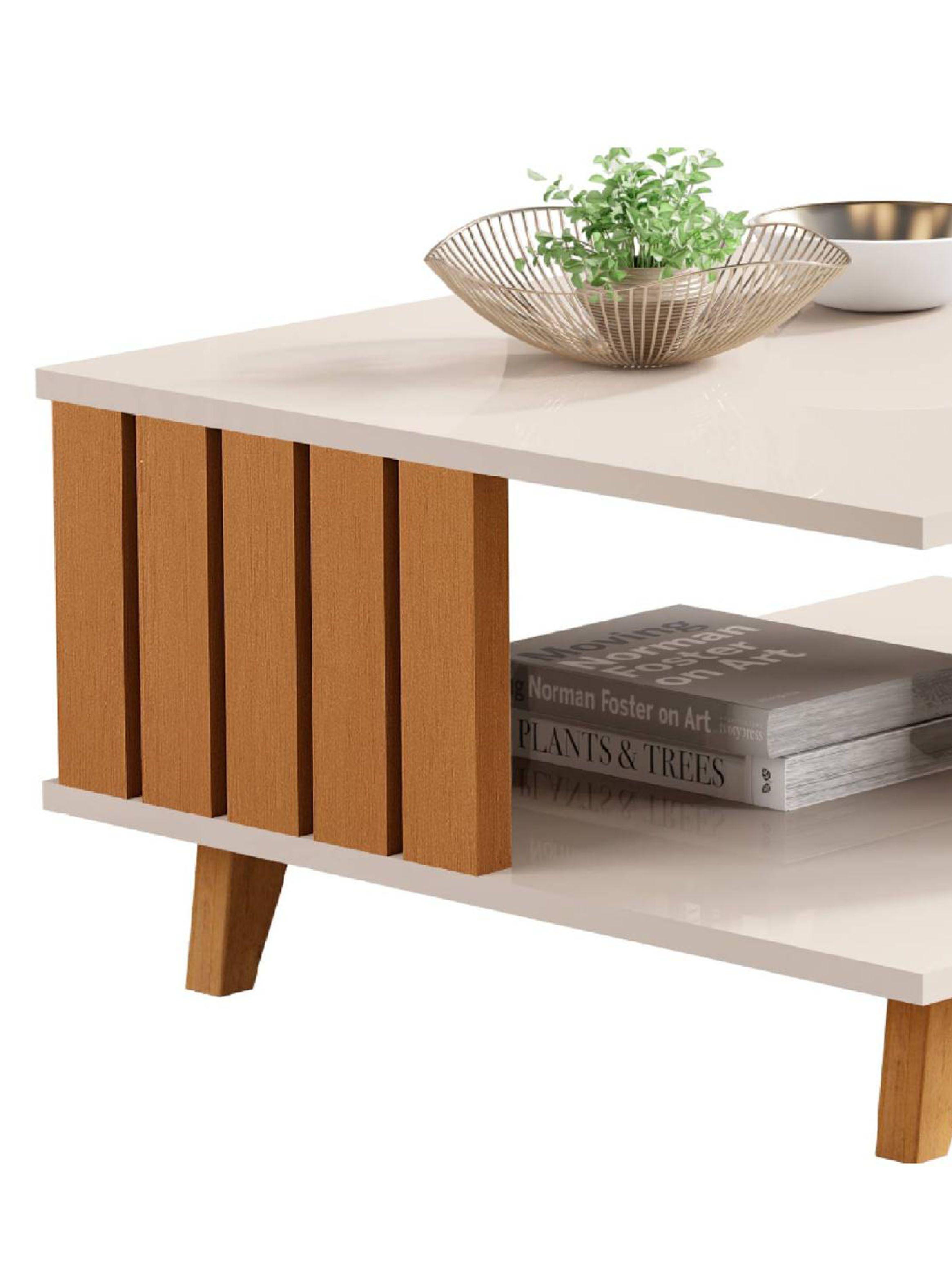Mesa de Centro Acaí 60x70 cm Perla Caramelo-3