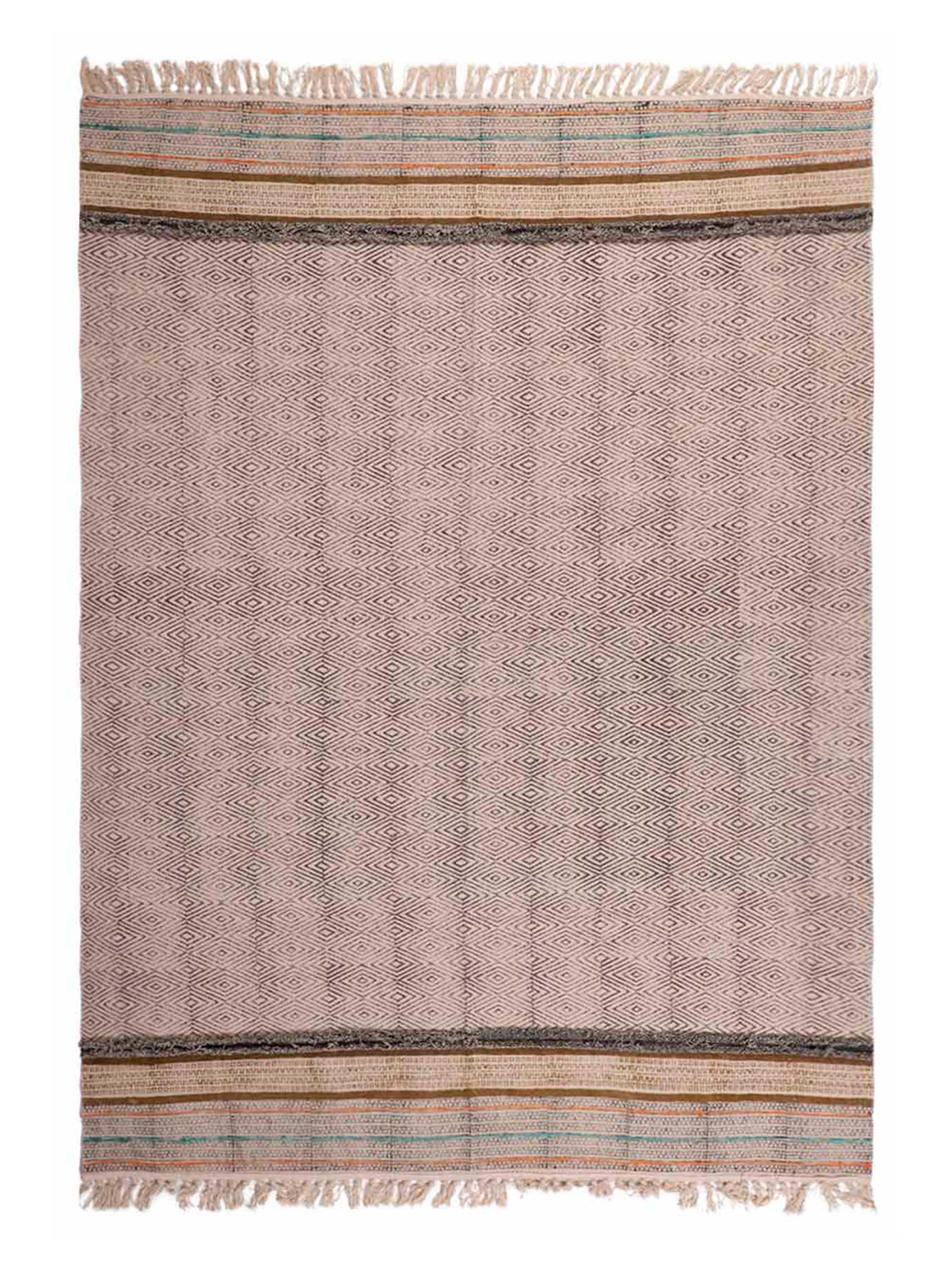 Alfombra Boho Ethnic Café 120 x 170 cm-0