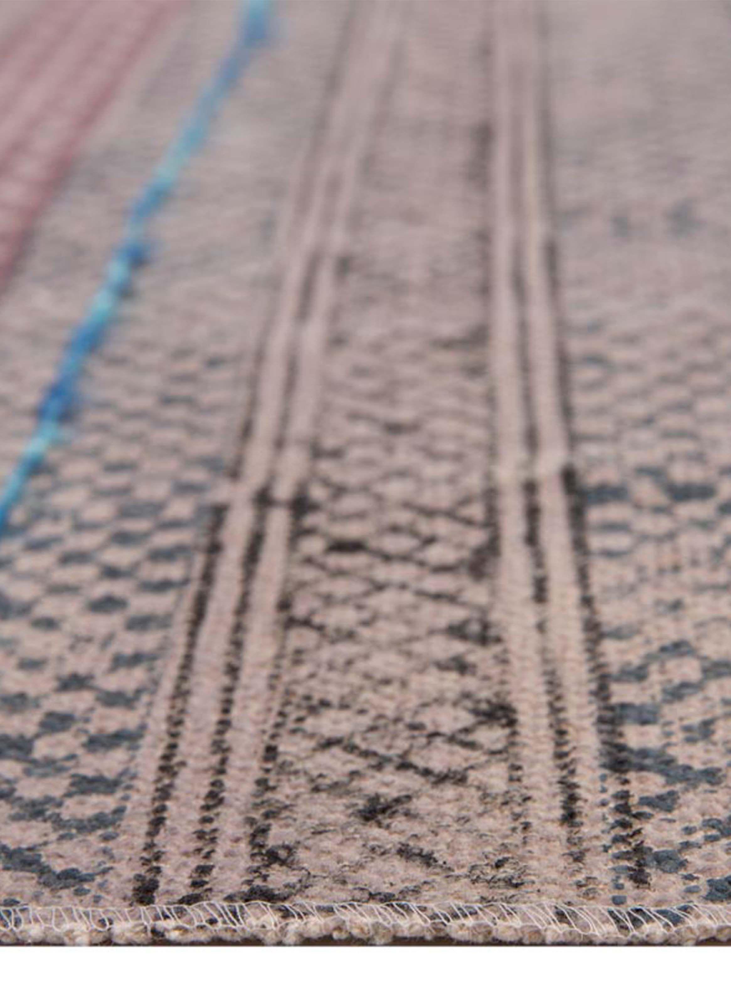 Alfombra Boho Ethnic Beige 140 x 200 cm Doble Líneas-2