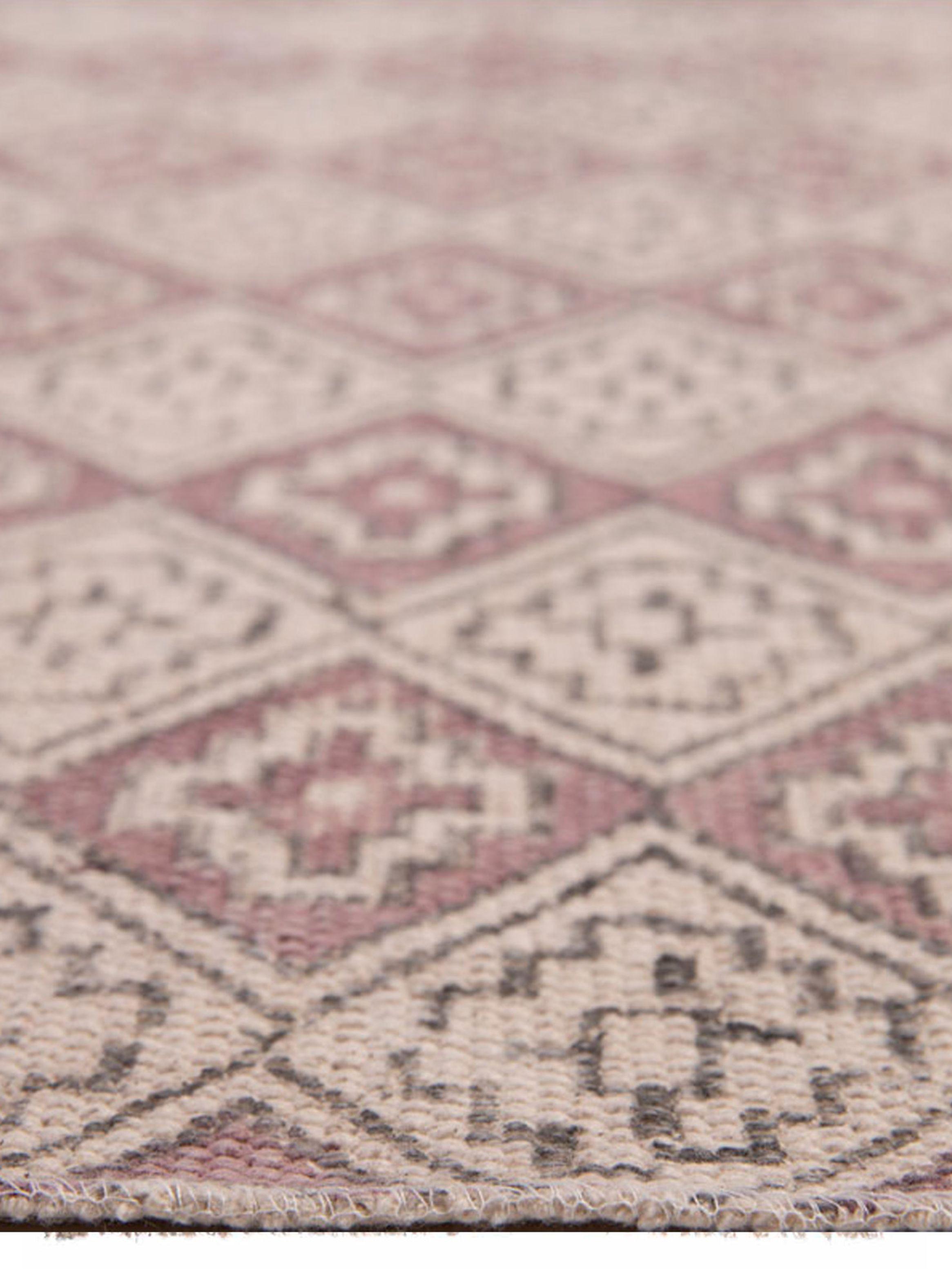 Alfombra Boho Ethnic Beige 140 x 200 cm Rombos-1