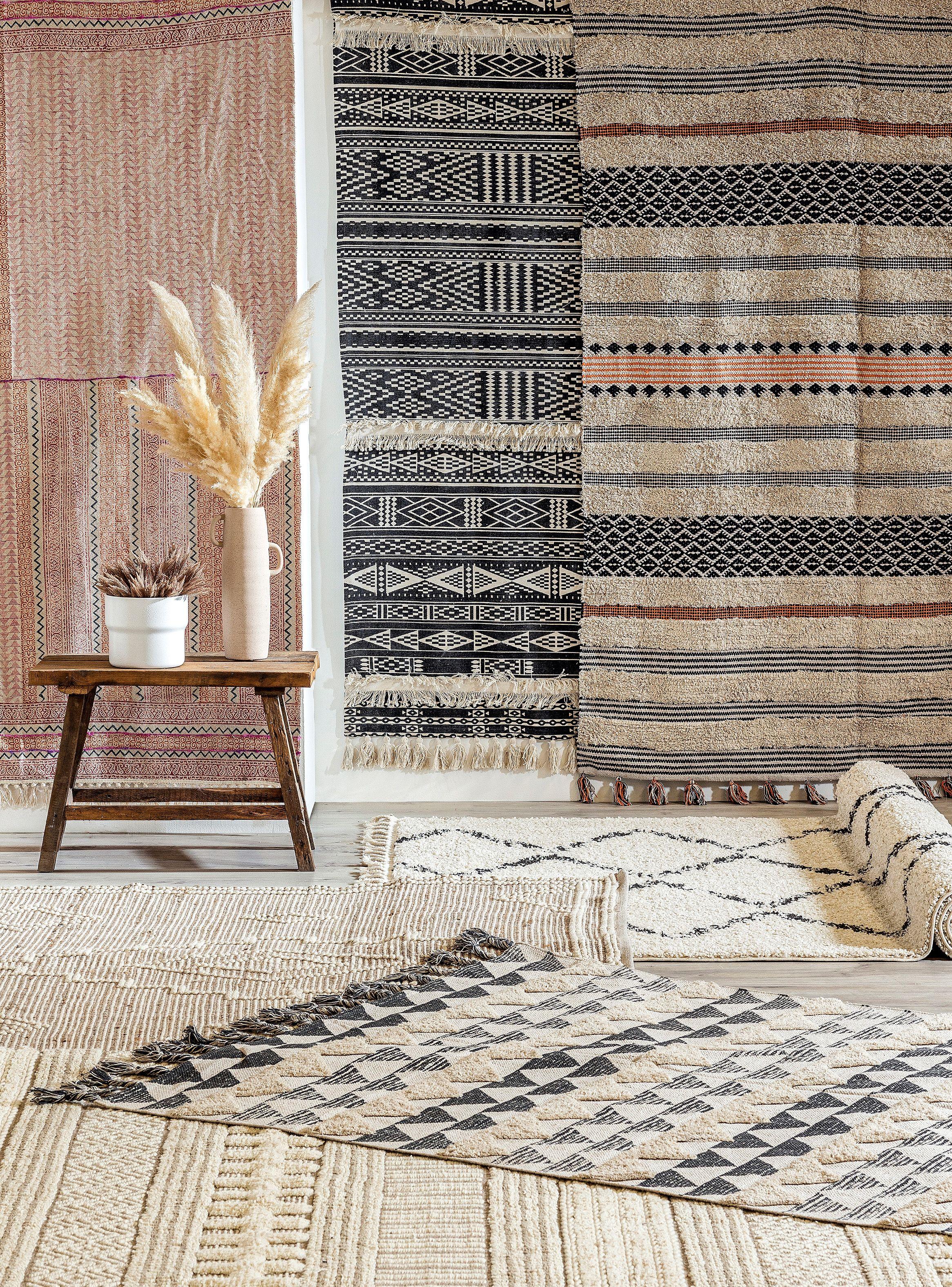 Alfombra Boho Ethnic Rosa 160 x 230 cm-3