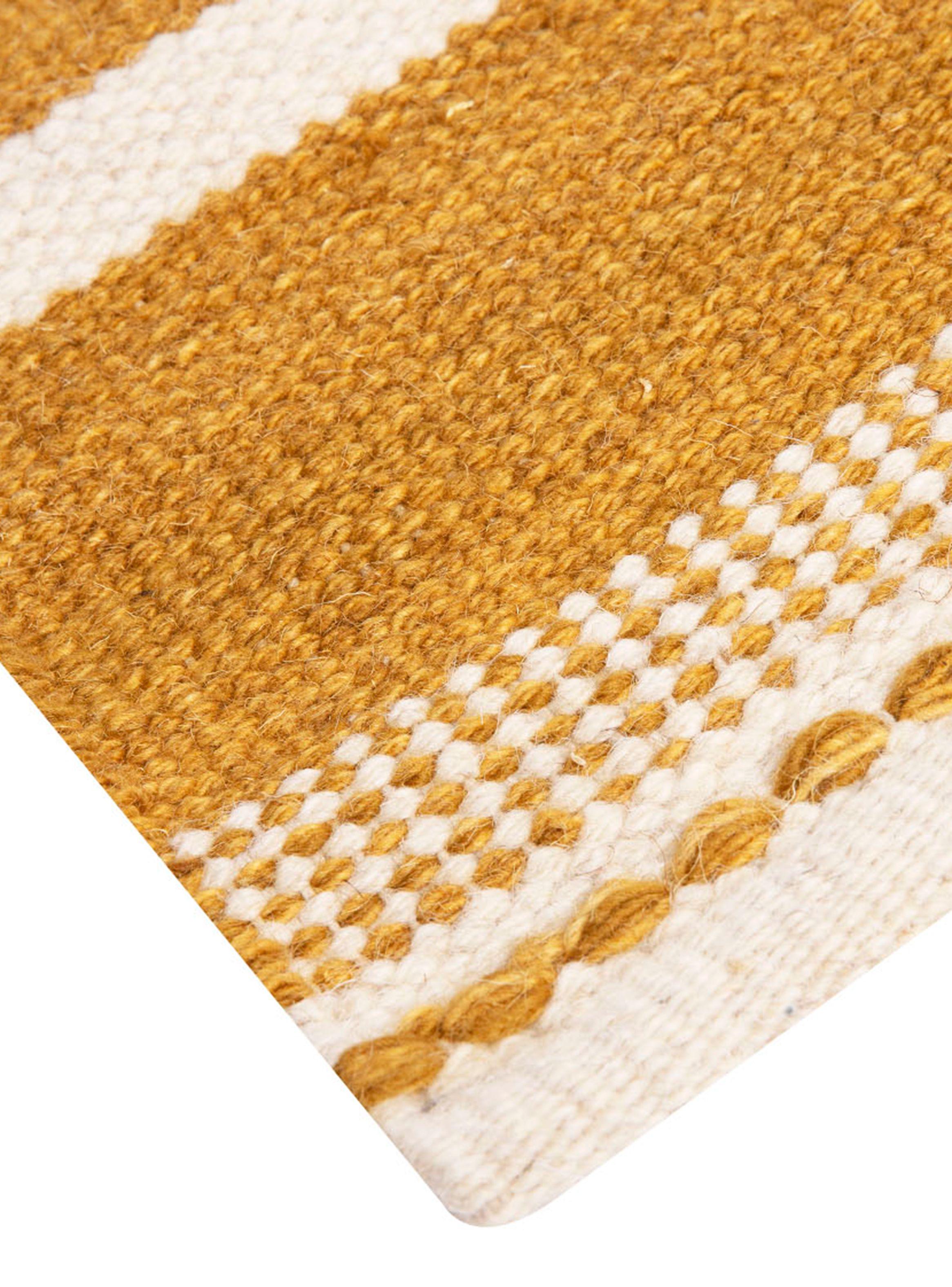 Alfombra Kelim Mostaza 160 x 230 cm-1