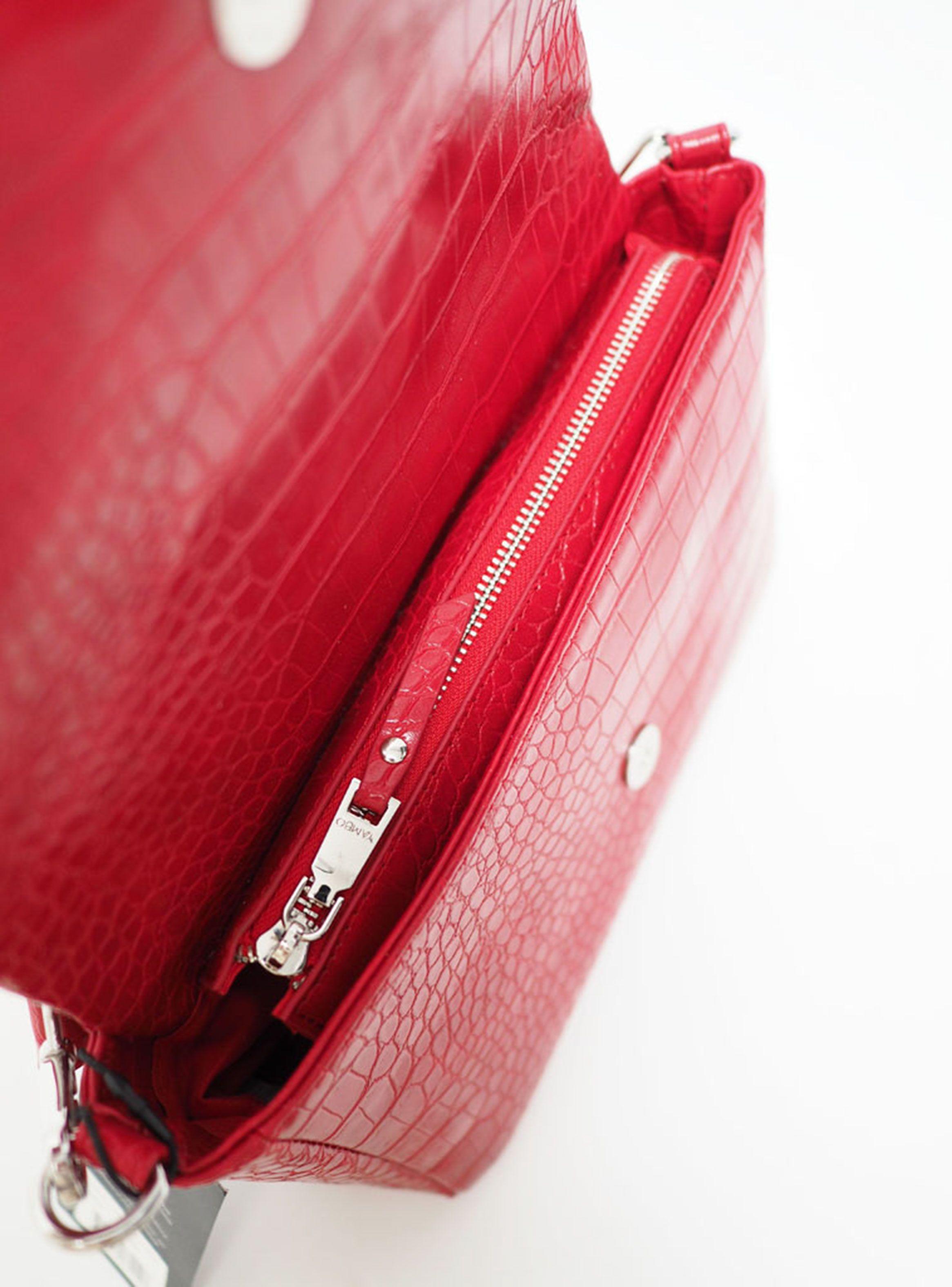 Cartera Croco Red-4
