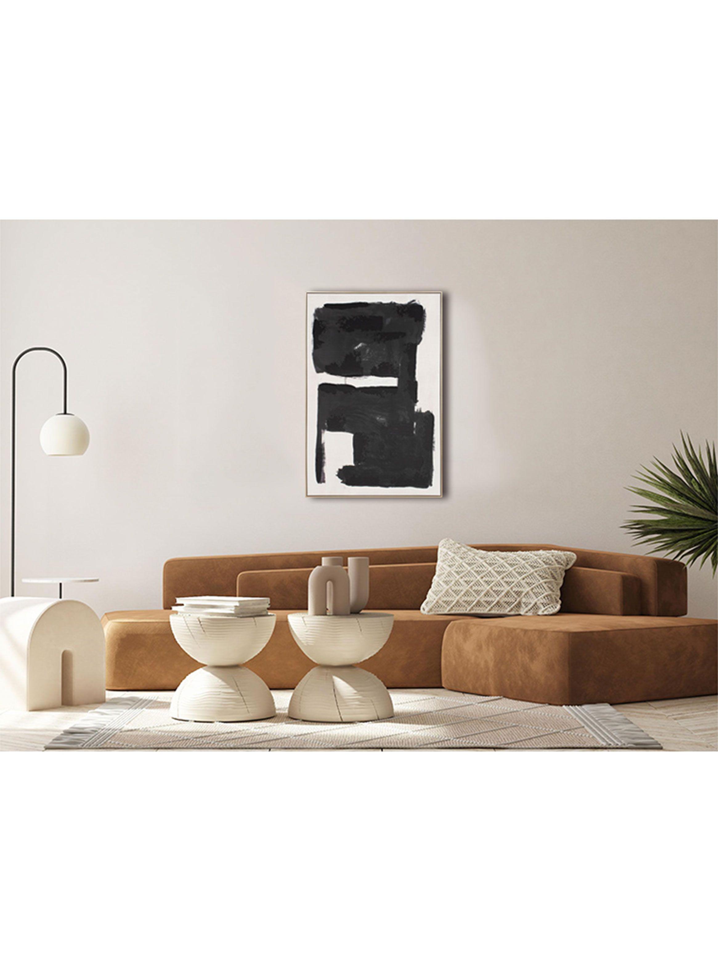 Cuadro Canvas Negro A 80x120 cm-4
