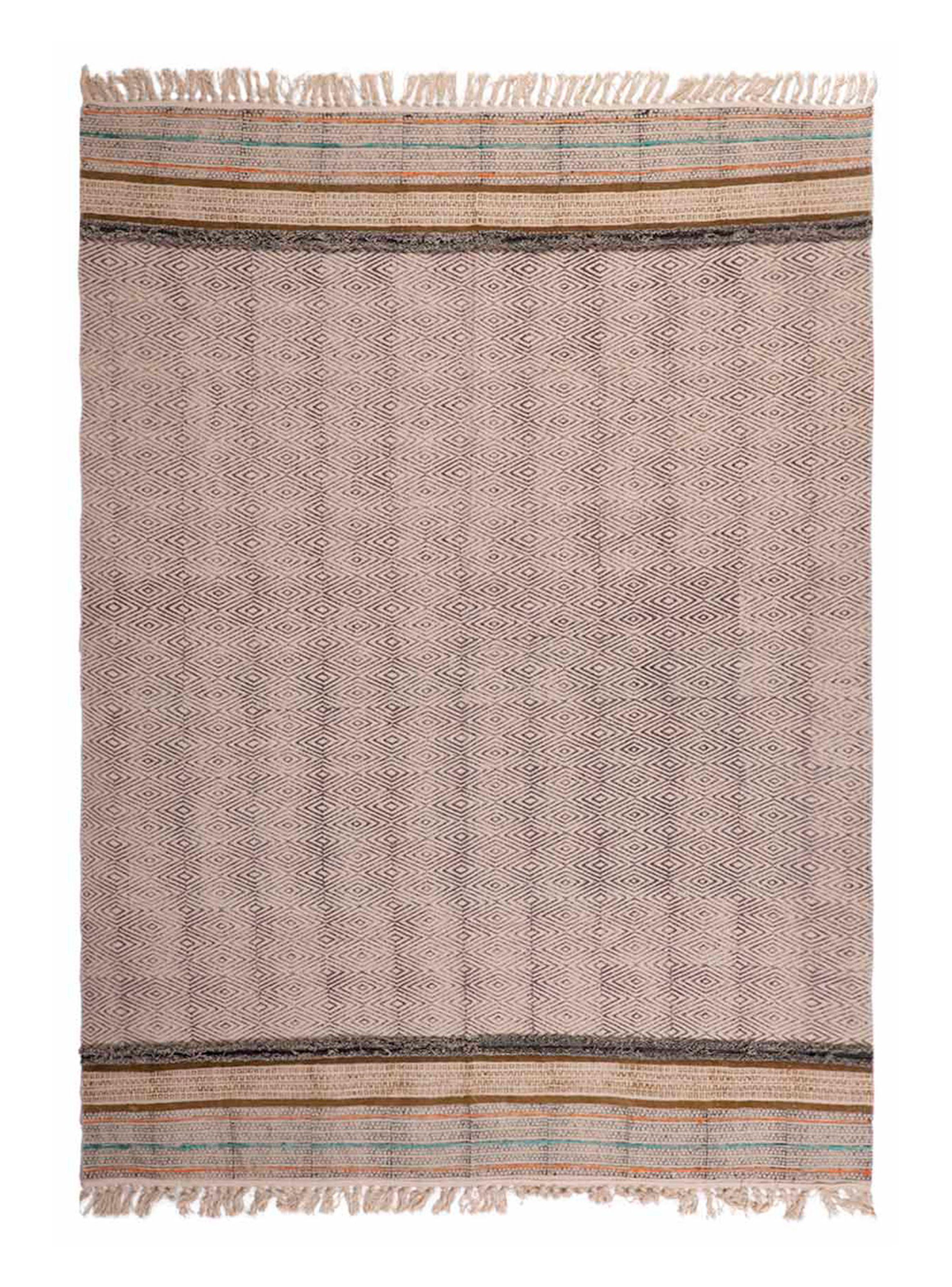 Bajada de Cama Boho Ethnic Café 60 x 90 cm-0
