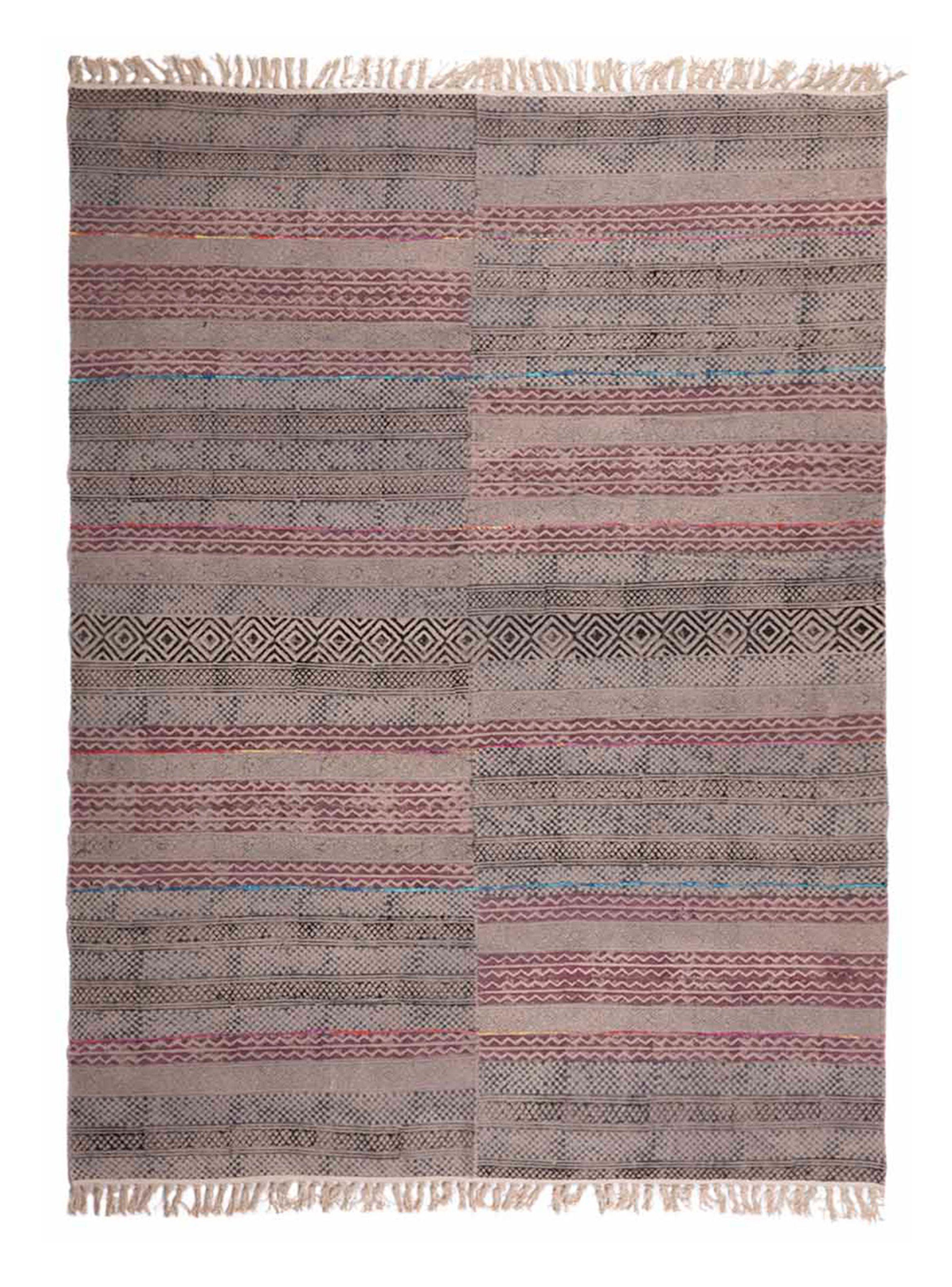 Bajada de Cama Boho Ethnic Beige 60x90 cm-0