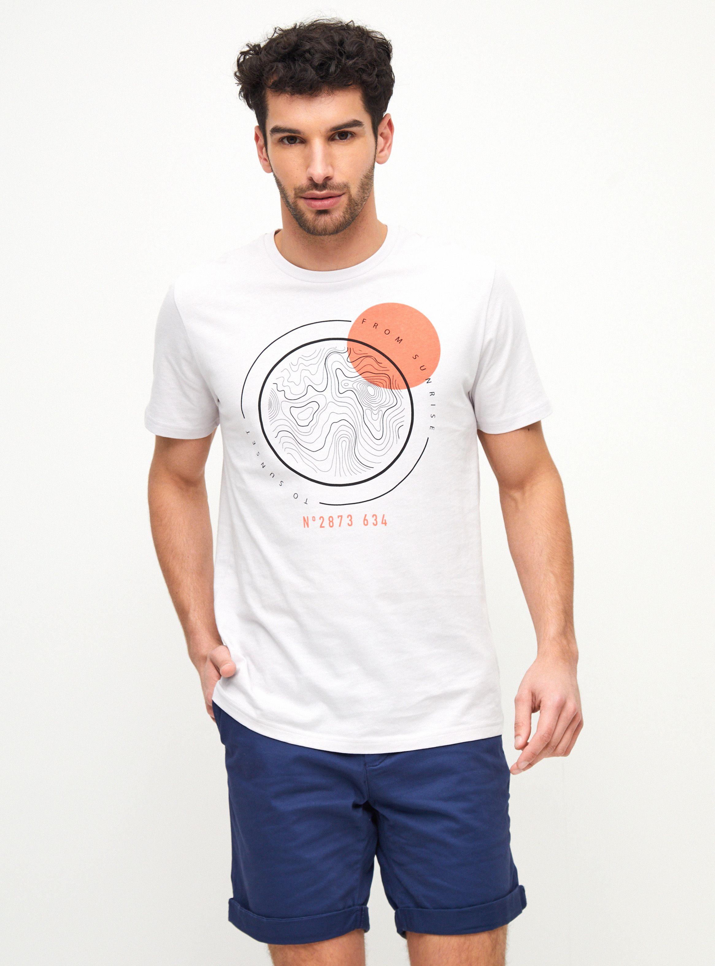 Polera Cuello Redondo Front Print-0