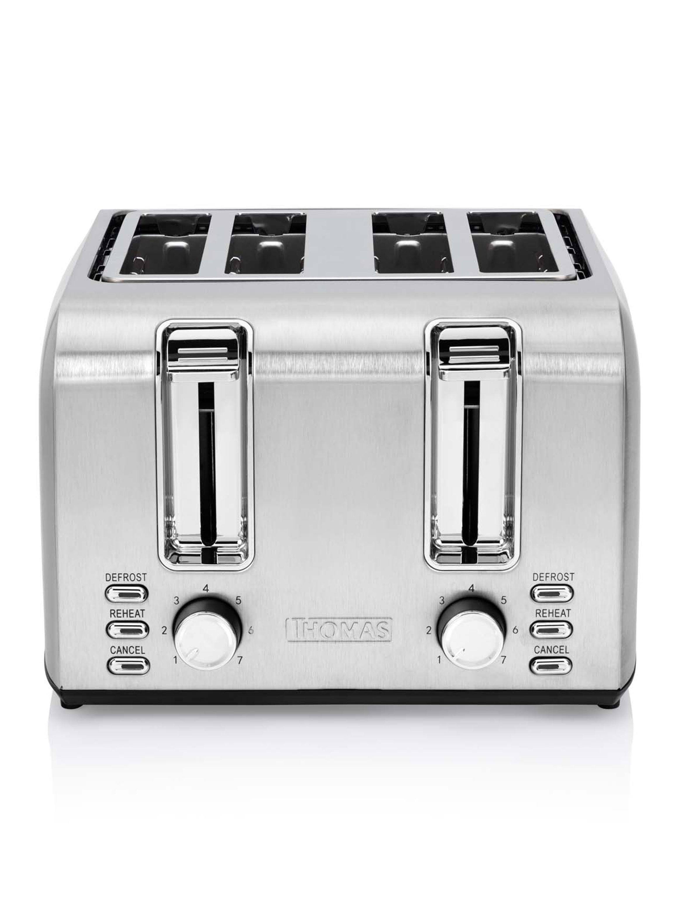 Tostador Eléctrico 4 Rebanadas Acero Inox TH-133i-0