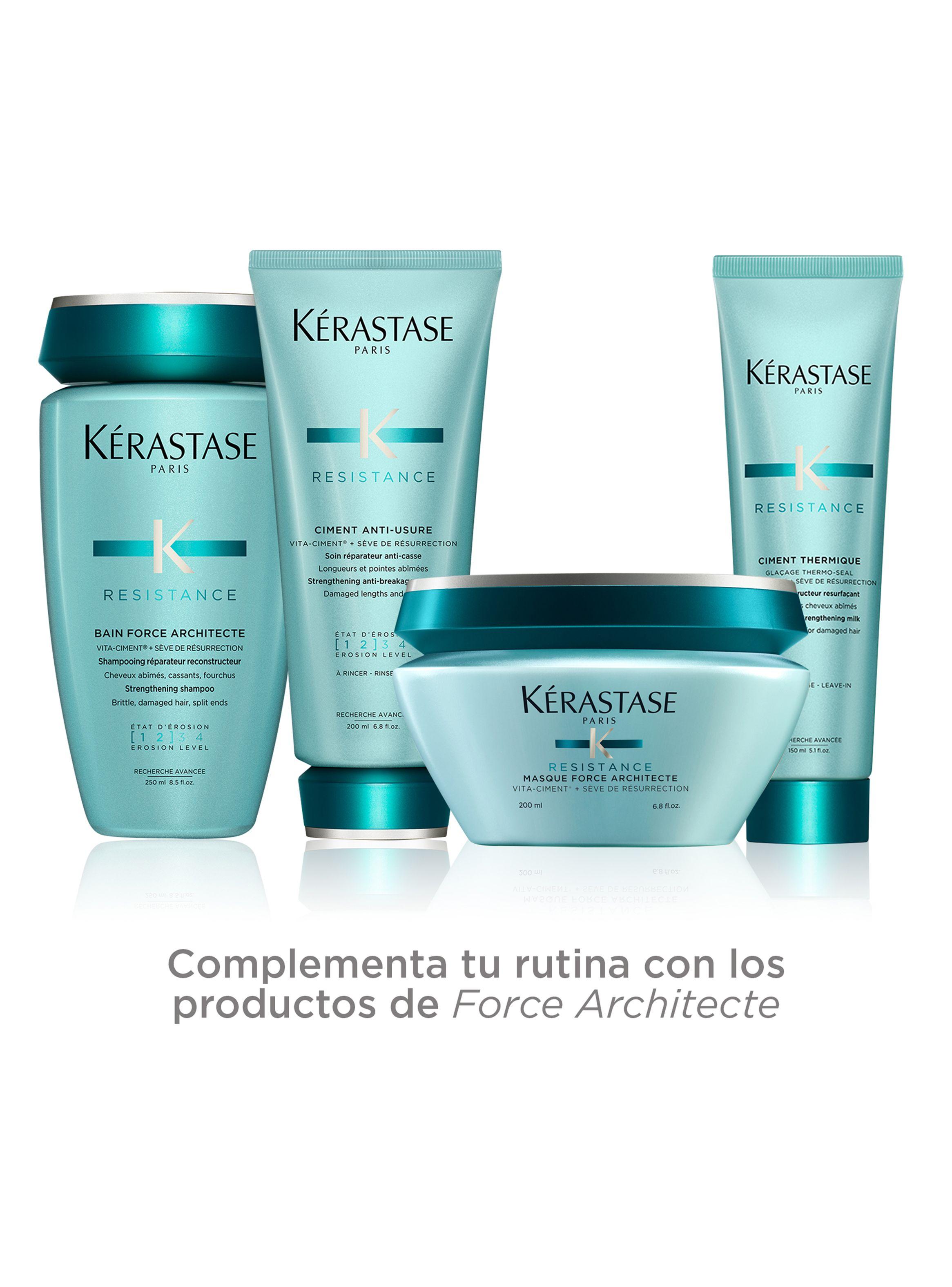 Shampoo Fortalecedor Cabello Frágil y Debilitado Bain Force Architecte Resistance 250ml-5