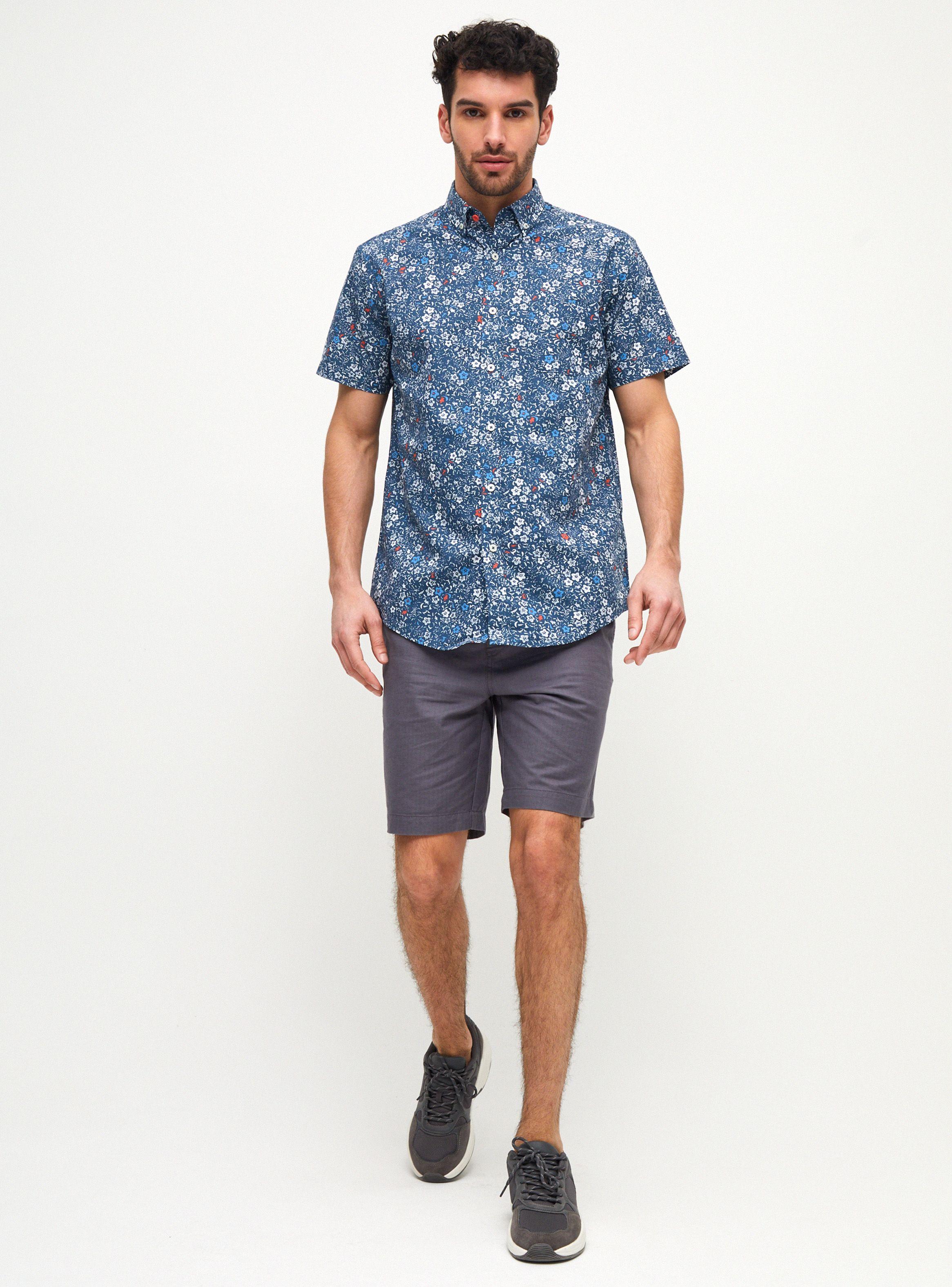 Bermuda Liso Aplicación Cordón-3