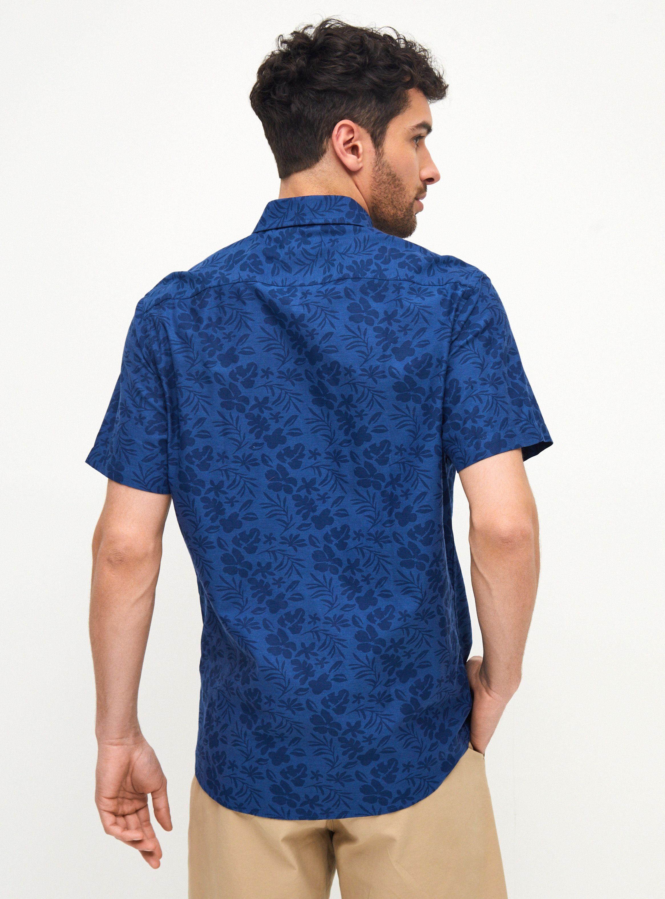 Camisa Manga Corta Flores-1
