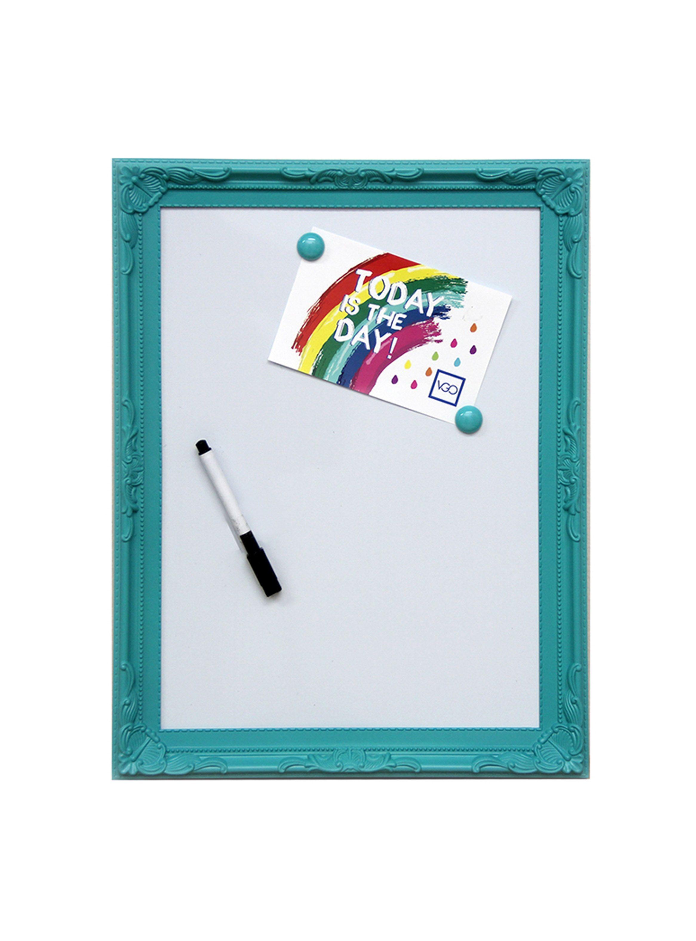 Pizarra VGO Magnética 30x40 cm color turquesa-0