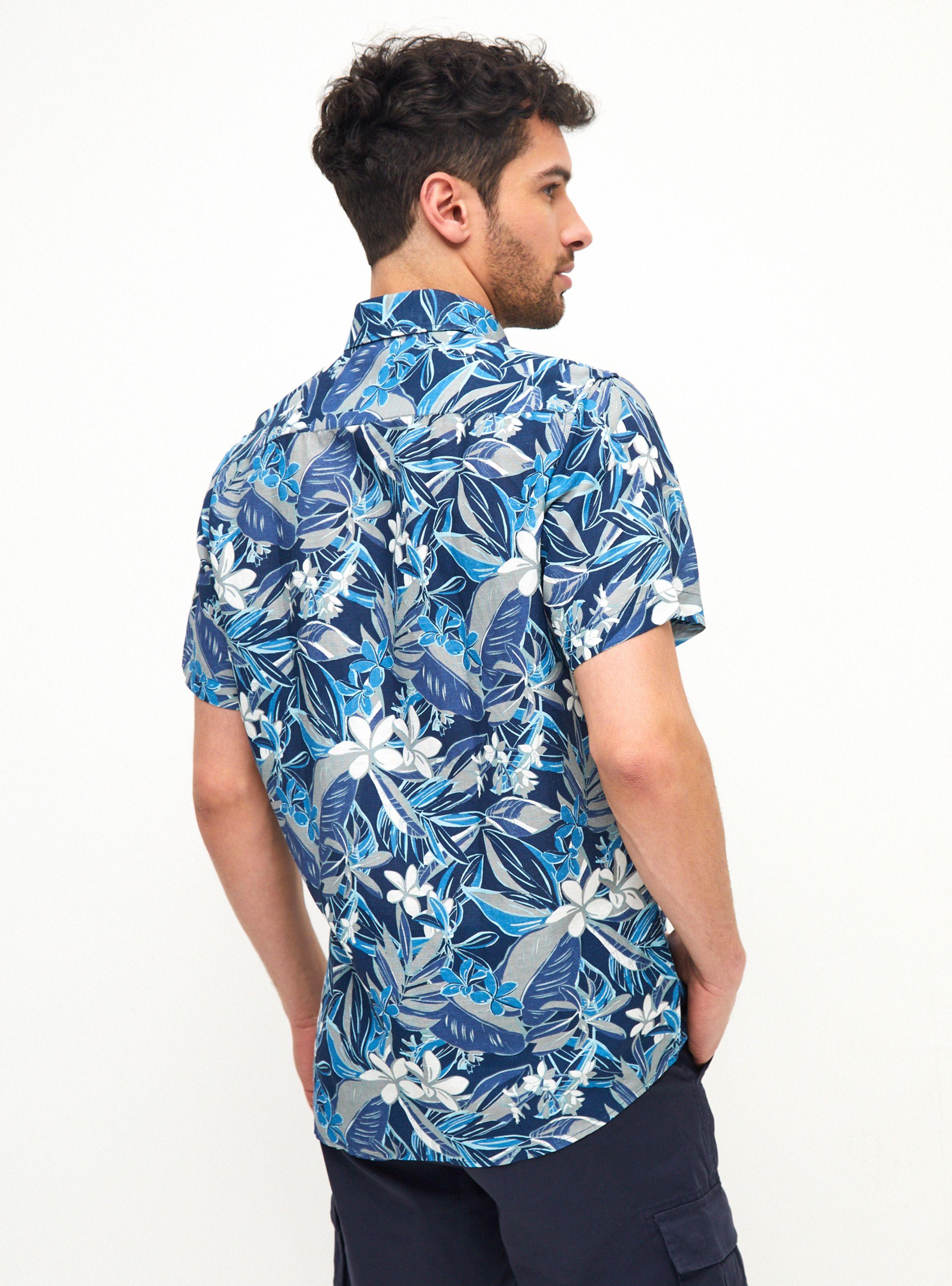 Camisa Multiflor Manga Corta-1