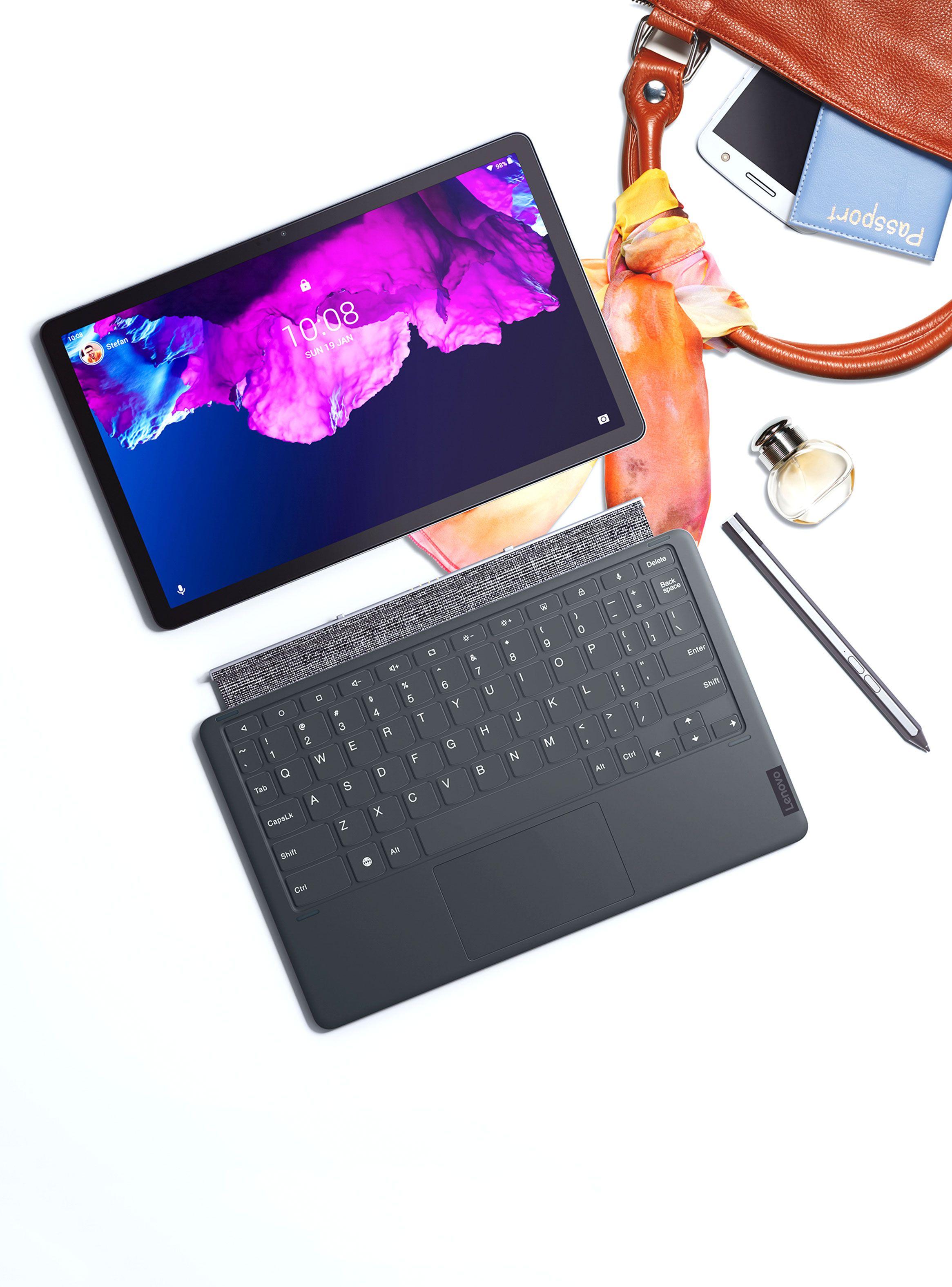 Tablet Lenovo Tab P11 6GB RAM 128GB 11" 2K 4G LTE + Teclado y lápiz-6