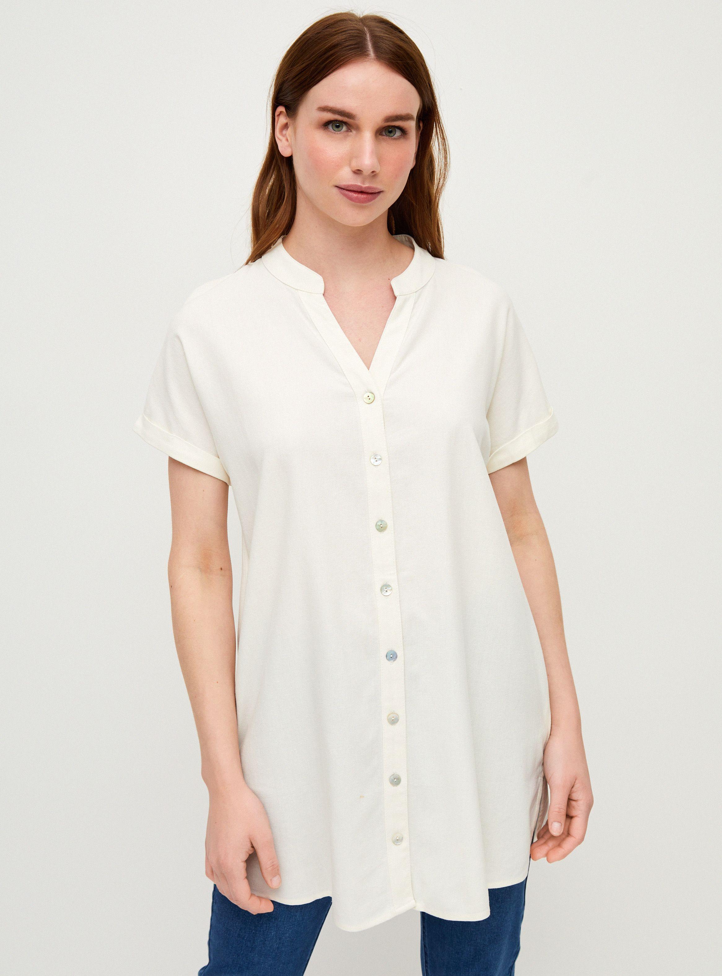 Blusa Larga Botones-0