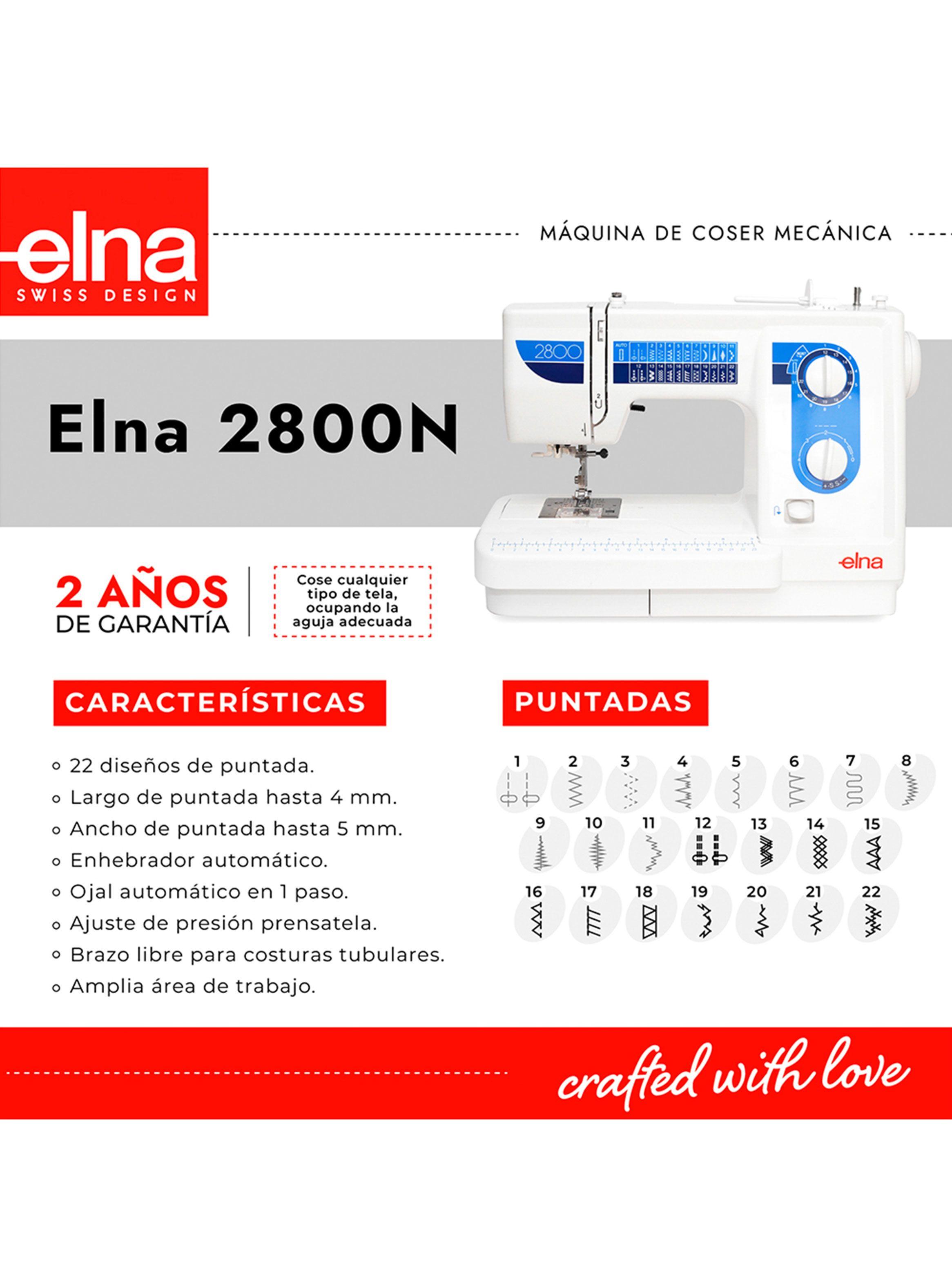 Máquina de Coser ELNA 2800N-4