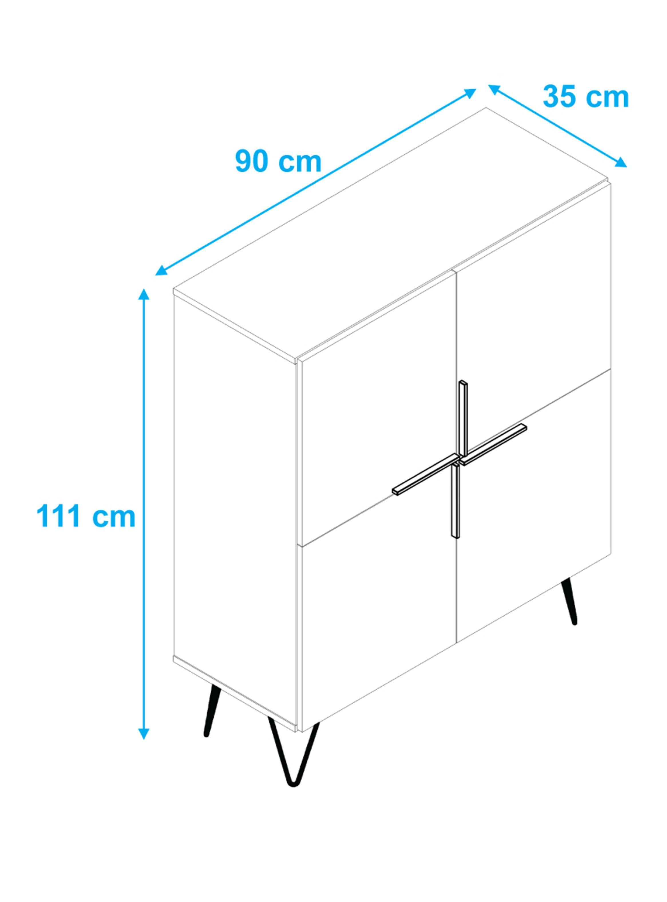 Aparador Buffet 2 Puertas Phoenix-1