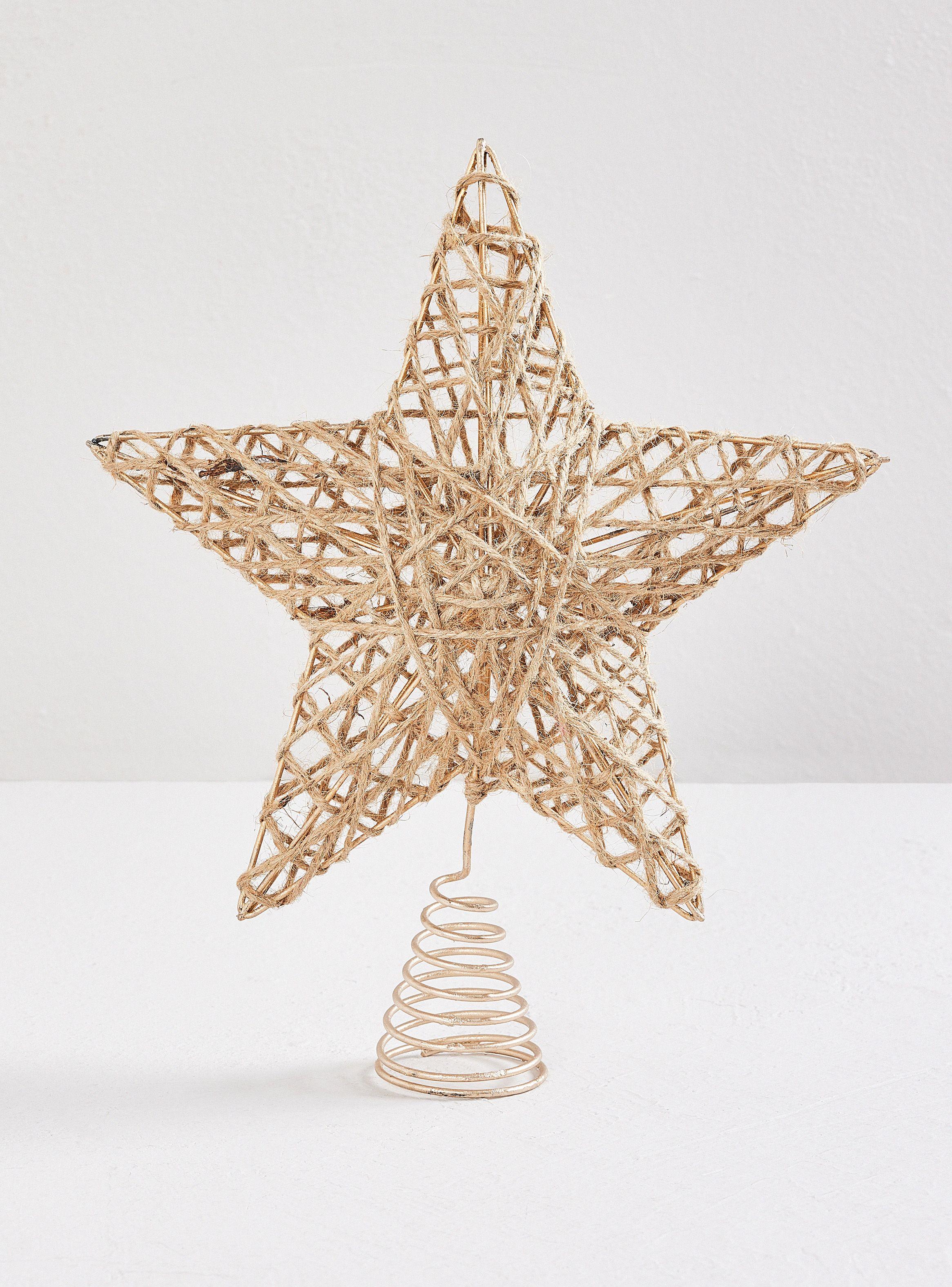 Punta Estrella Navidad 30 cm Natural-0