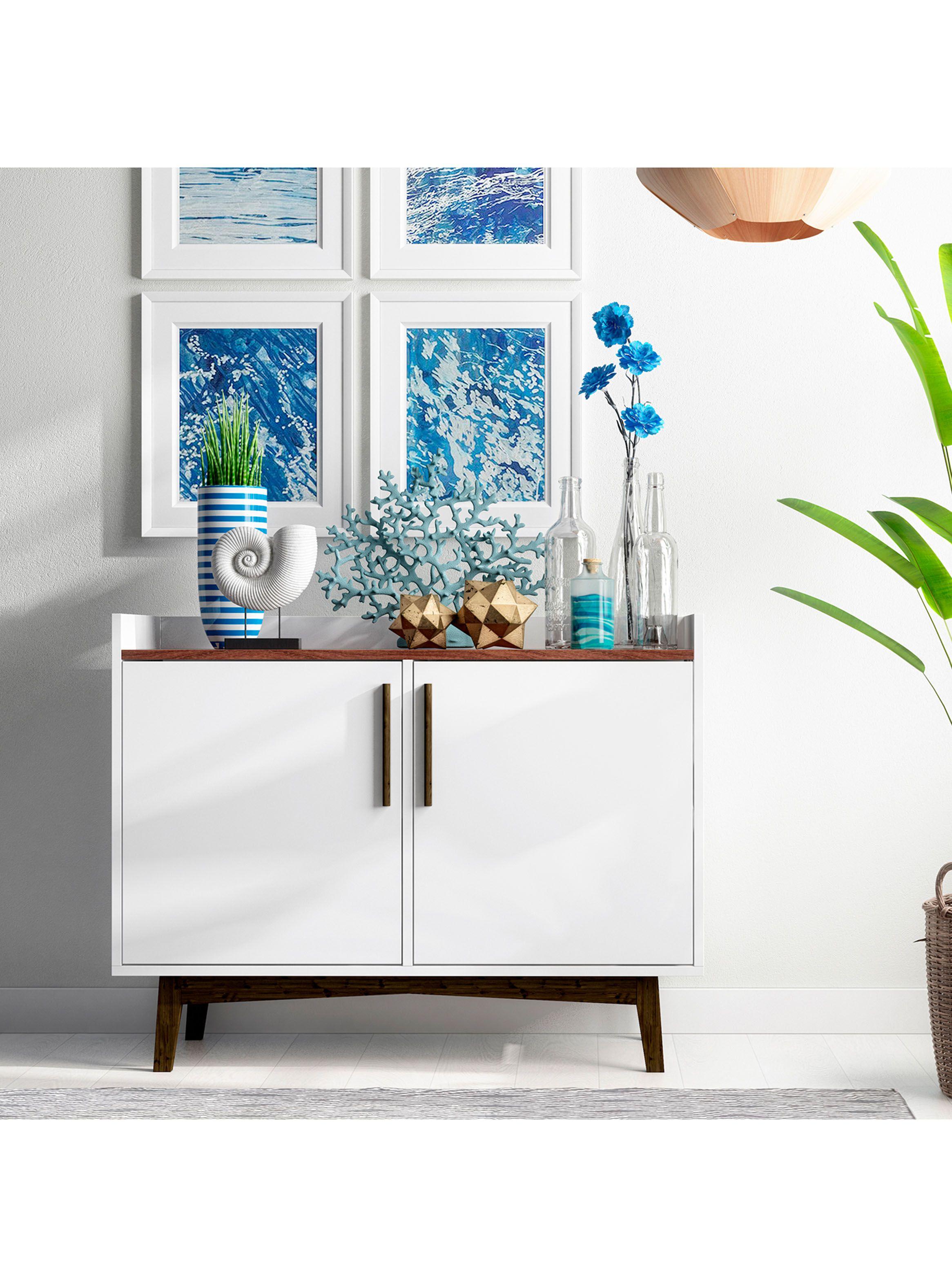 Aparador Buffet Wood 2 Puertas con Bisagra 2 Repisas-3