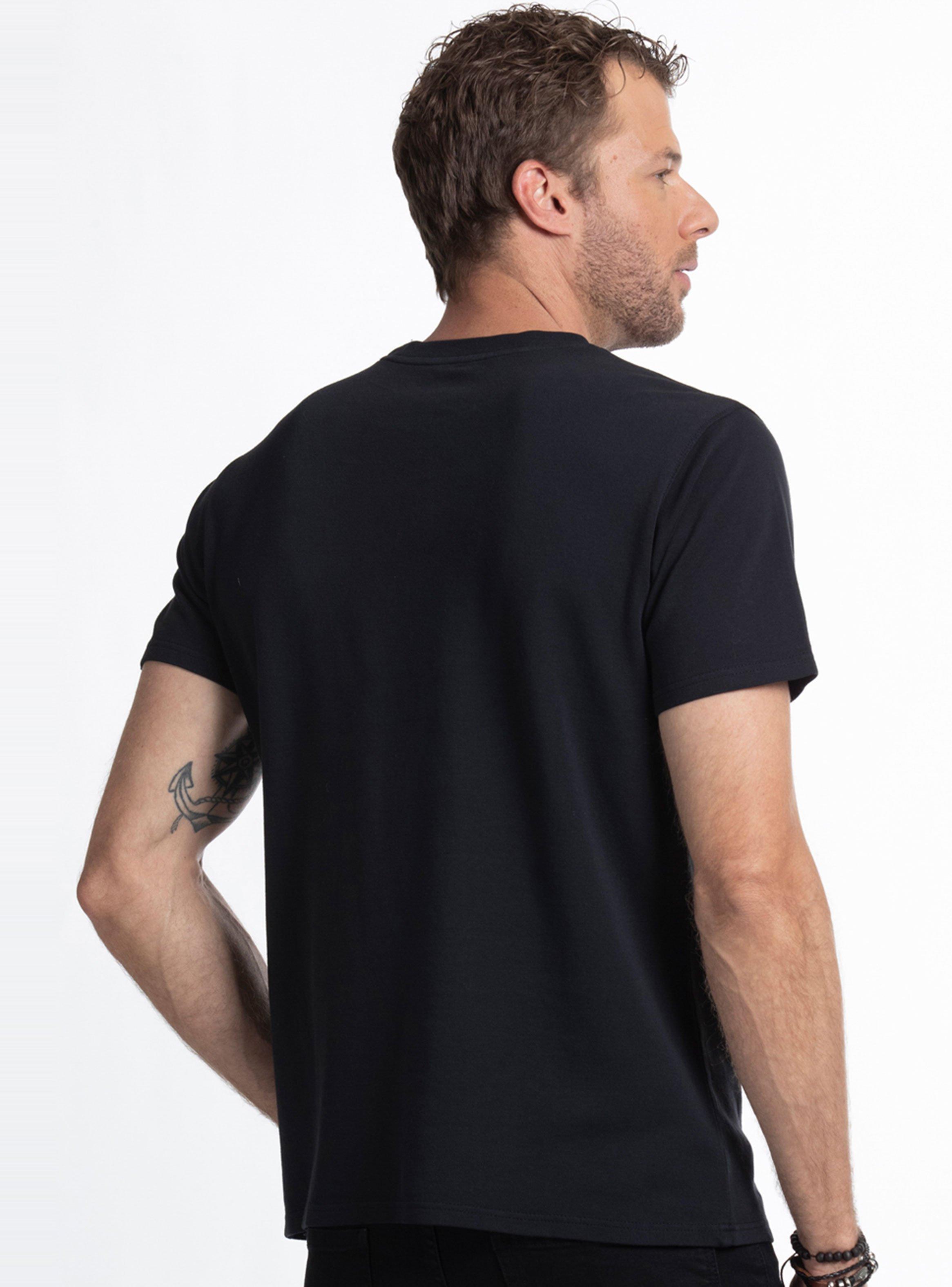 Polera Regular Fit Garment Dye Piqué Carmel-1