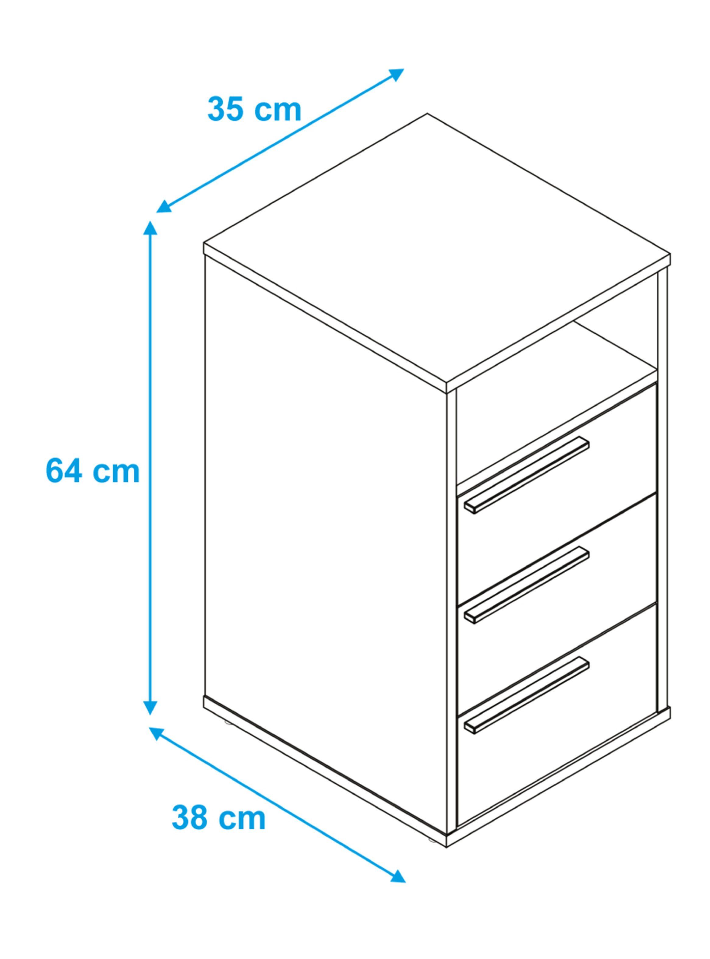 Cajonera con Nicho Office III-1