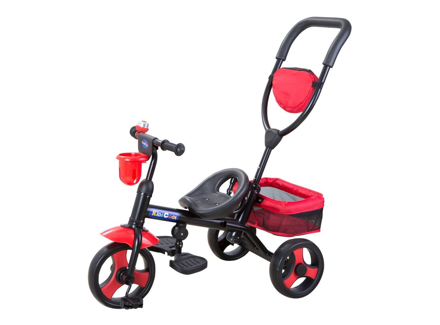 Triciclo Kidscool 4 Funciones en 1 Rojo-2