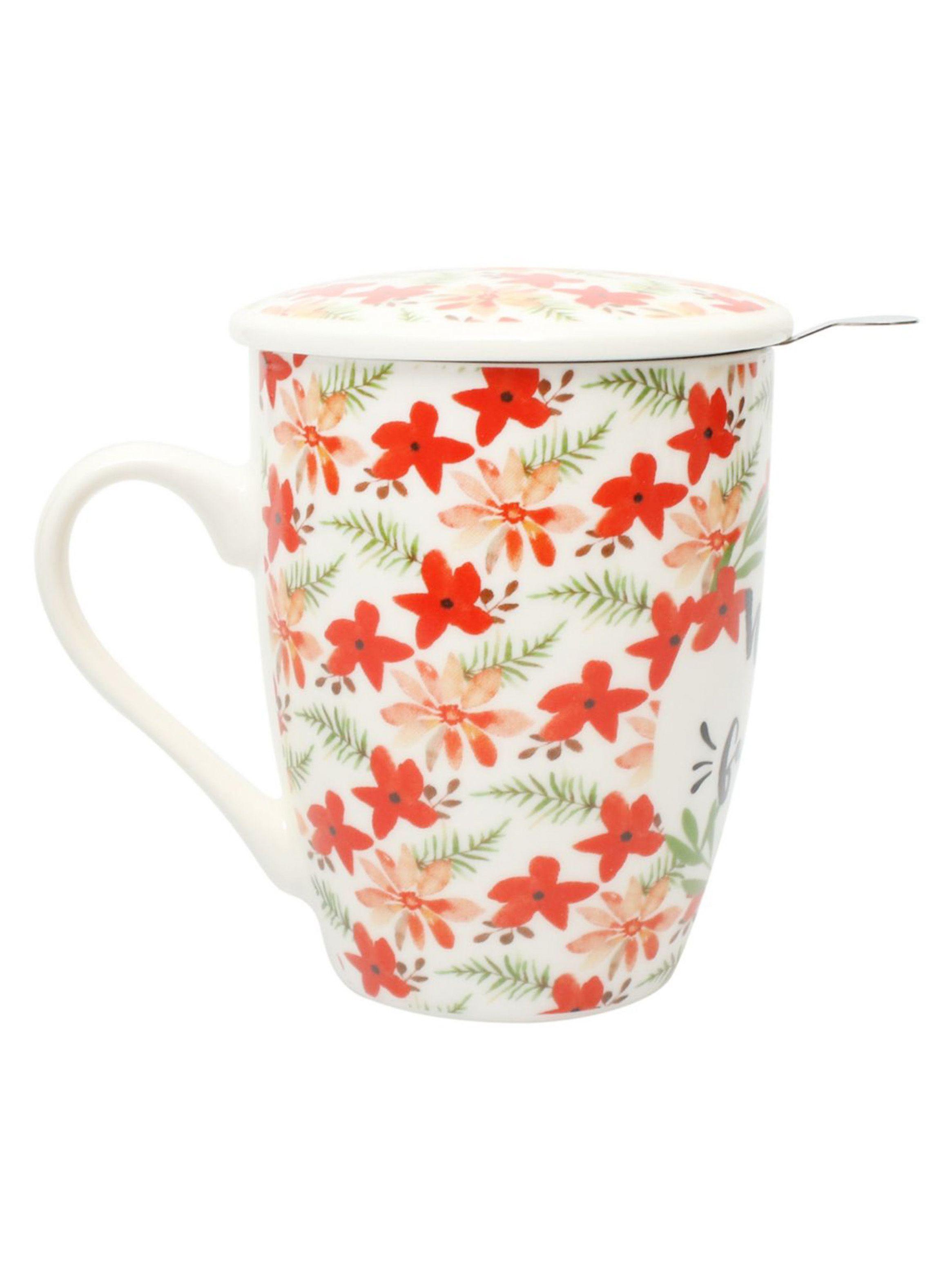 Taza con Tapa y Filtro Porcelana Attimo-2