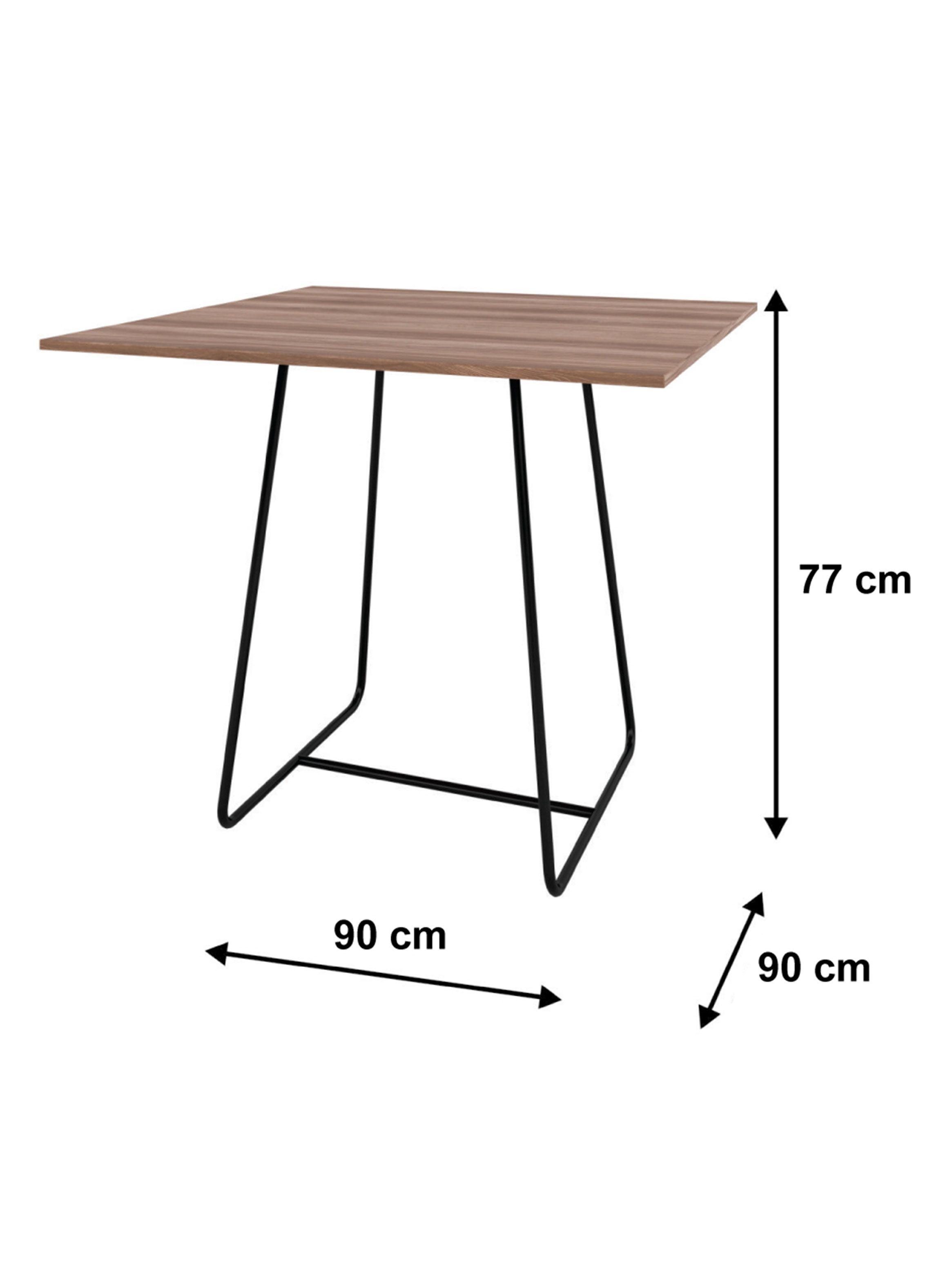 Mesa Comedor 90 x 90 cm Miler-1