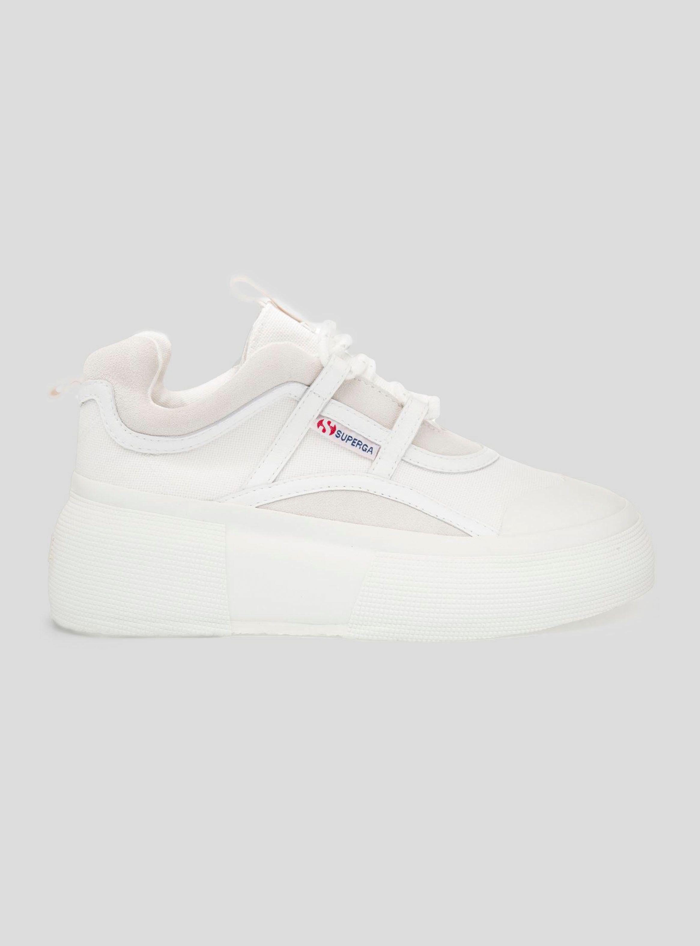 Zapatilla Superga Urbana Hyper Bubble Cotsuew Blanca Mujer-0