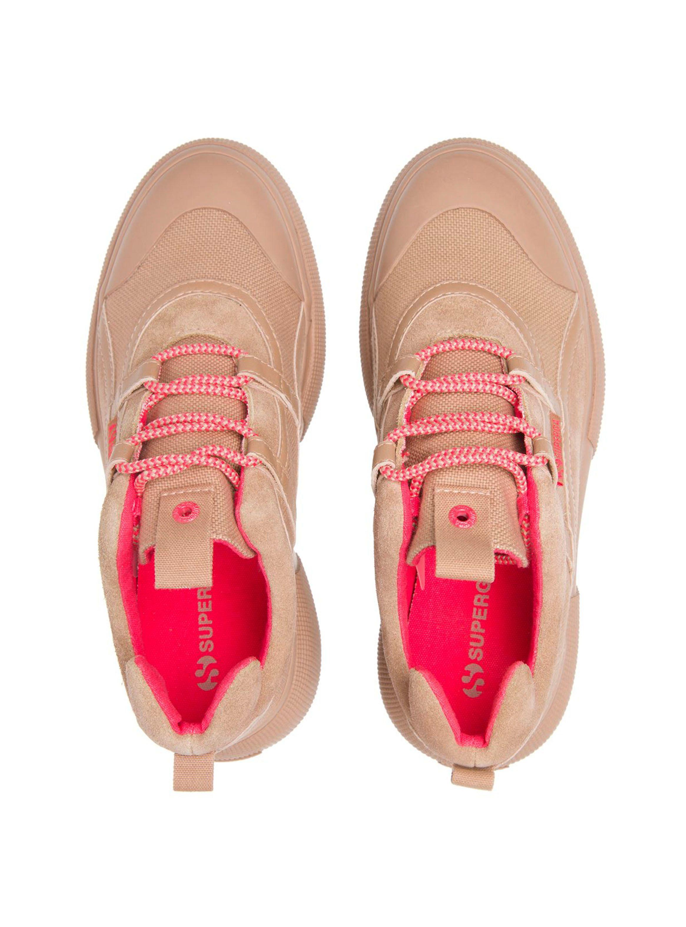 Zapatilla Superga Urbana Hyper Bubble Cotsuew Café Mujer-2