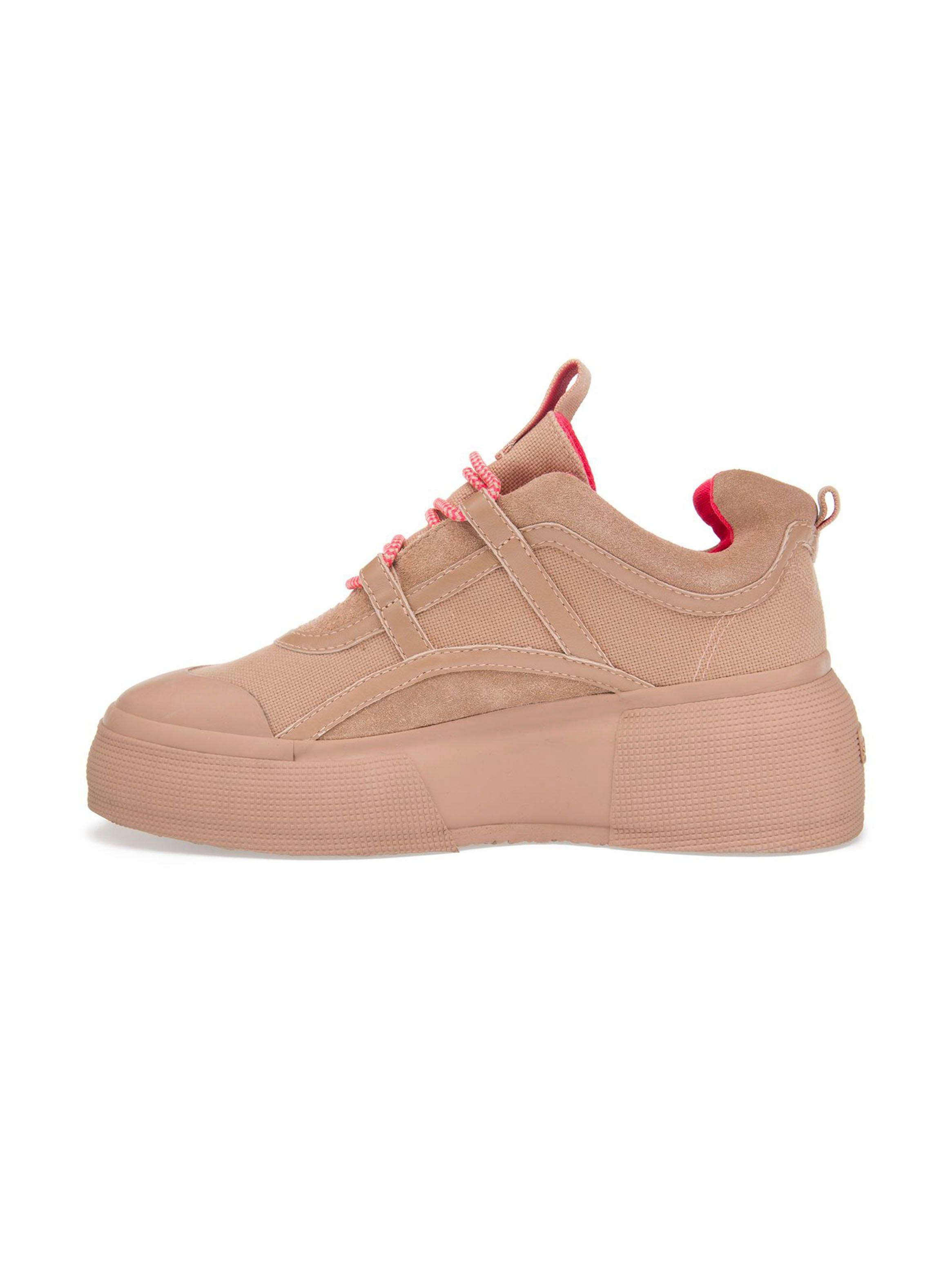 Zapatilla Superga Urbana Hyper Bubble Cotsuew Café Mujer-1