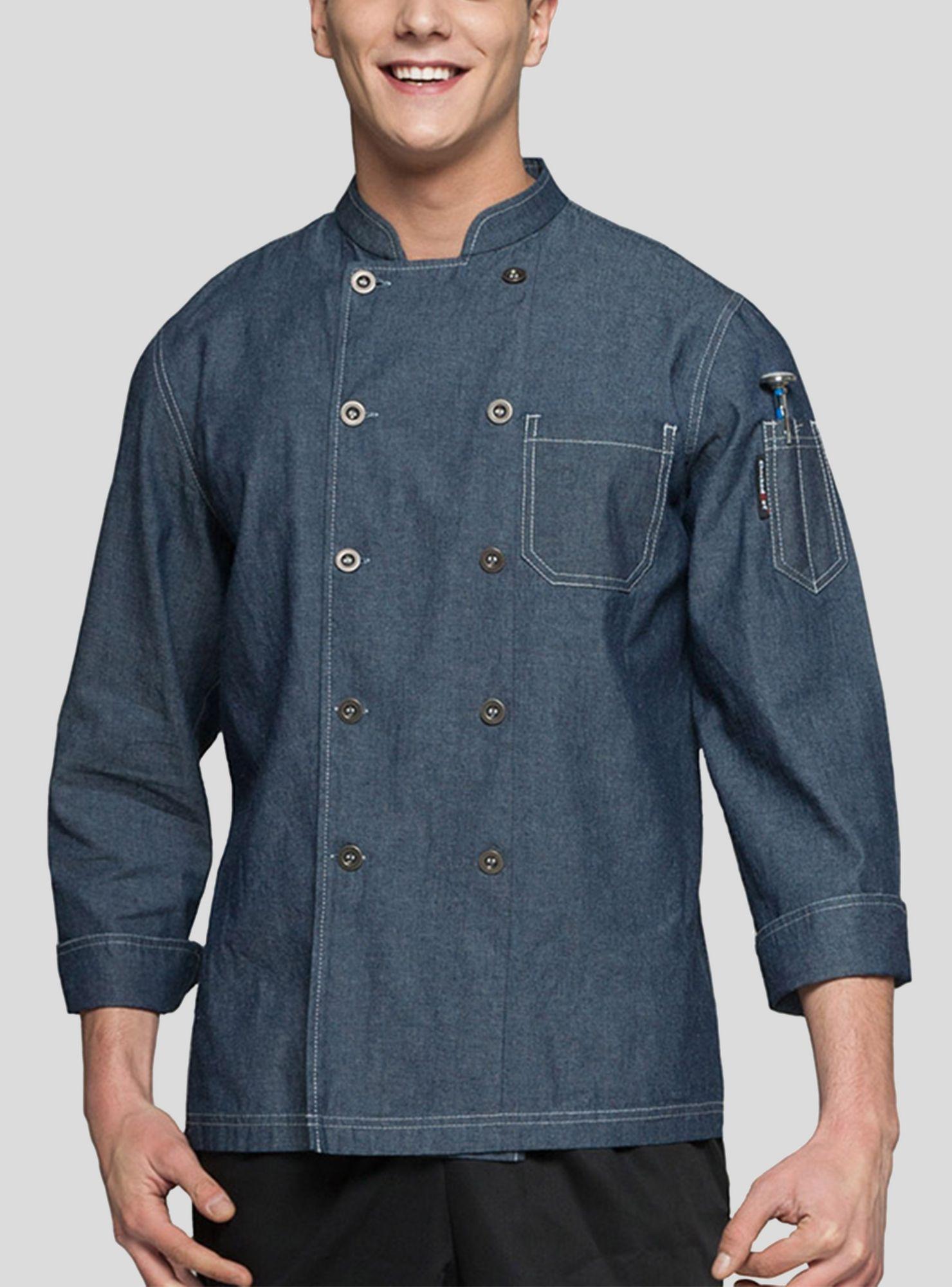 Chaqueta Chef Checked Out Azul-0