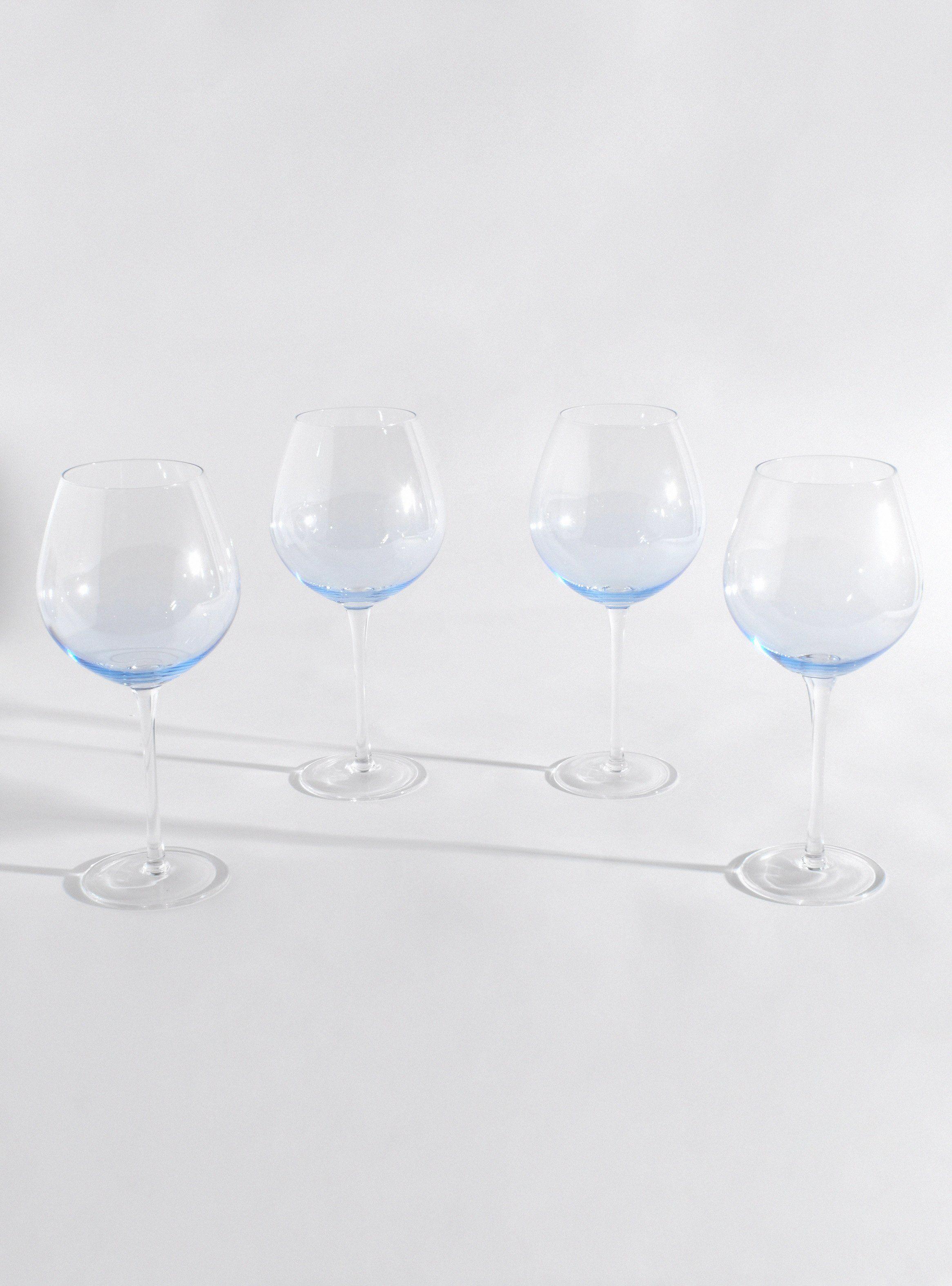 Set 4 Copas Vino Azules-0