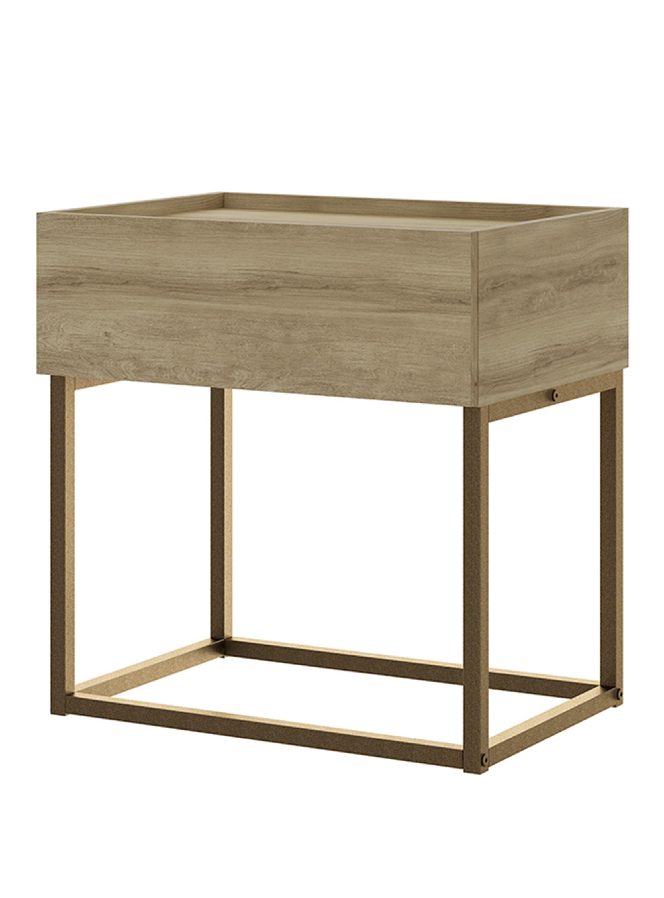 Velador Home Design Noce Oro Envejecido-0