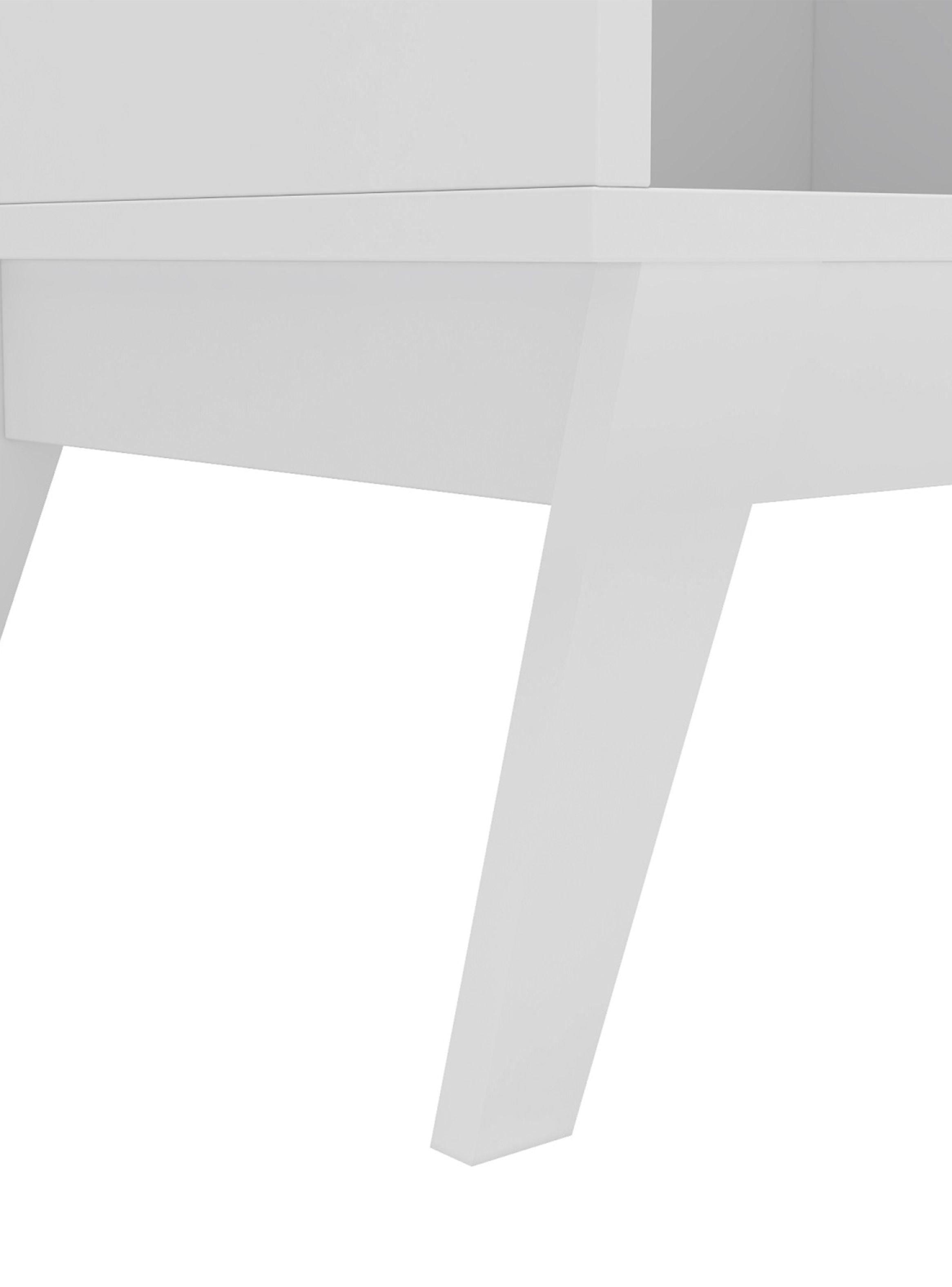 Rack Tv Pasadena 2 Cajones Blanco-3