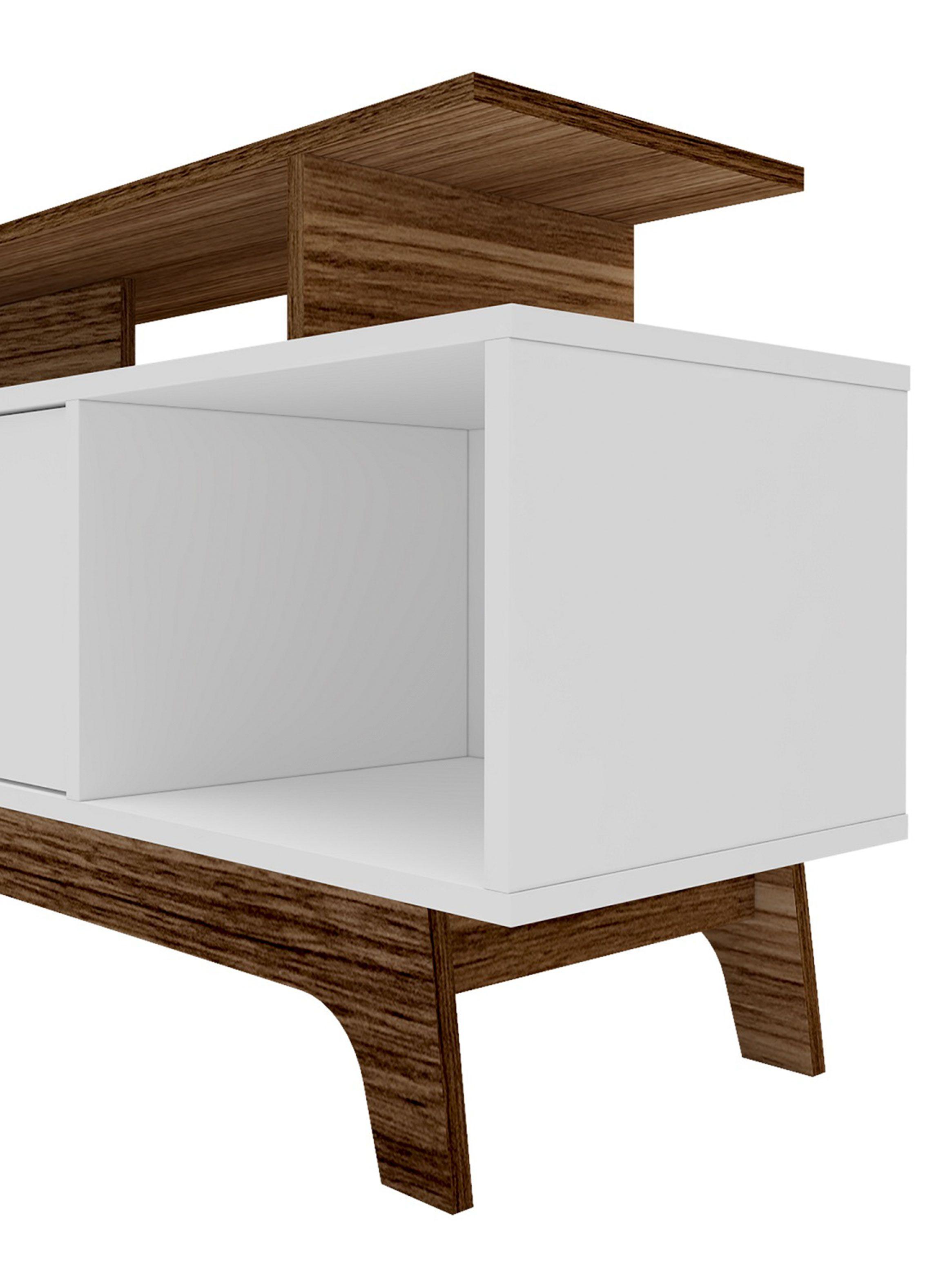 Rack Tv Toronto 1 Puerta Blanco-3